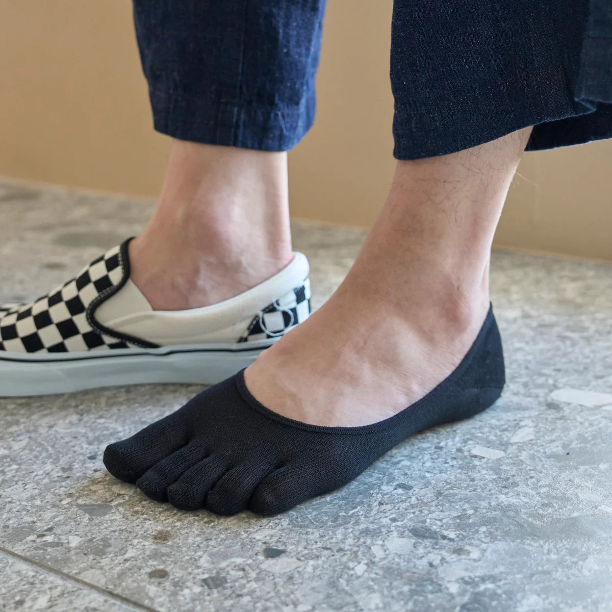 Lyocell Toe No-Show Socks