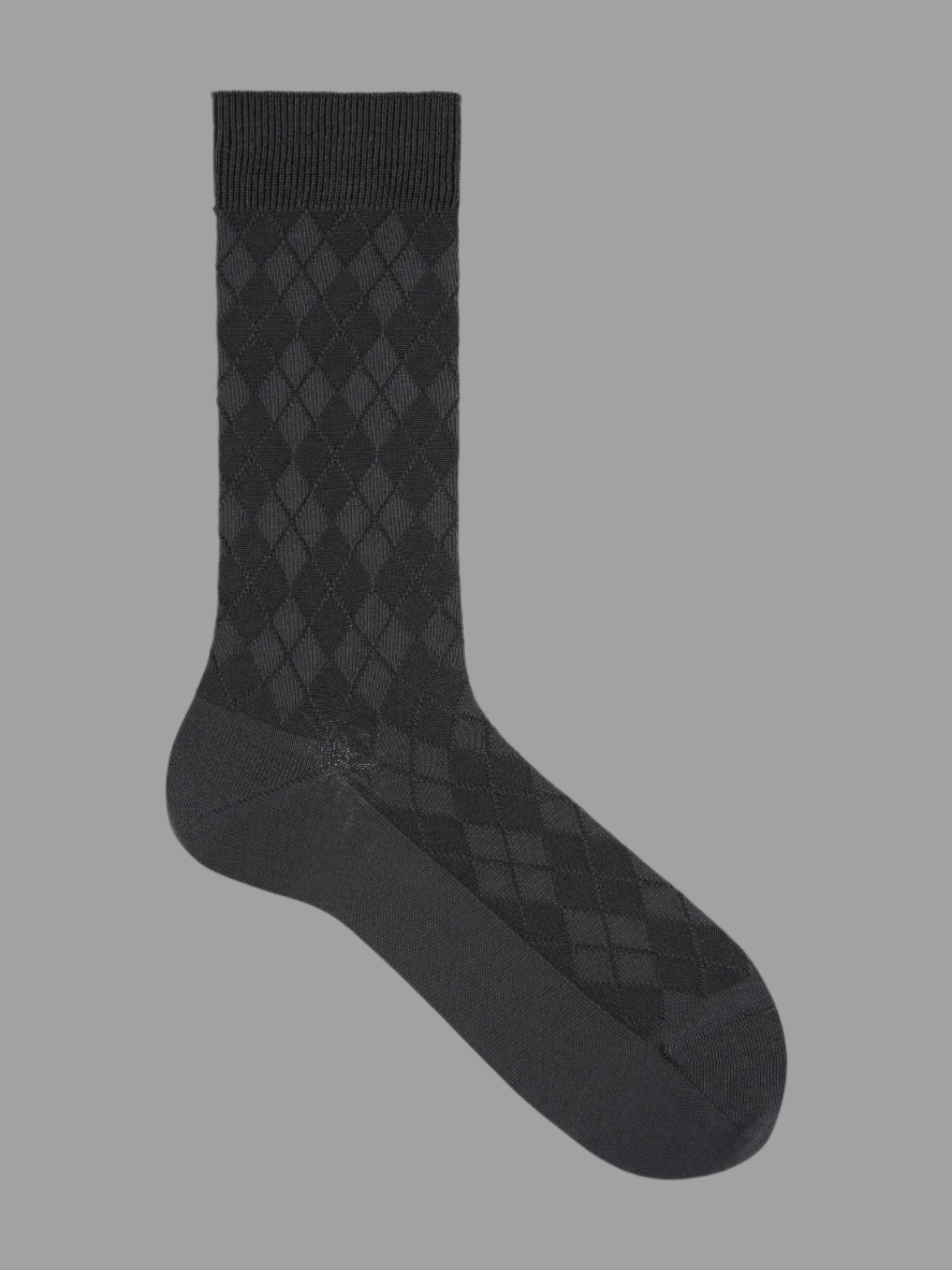 Supima Cotton Diamond Crew Socks