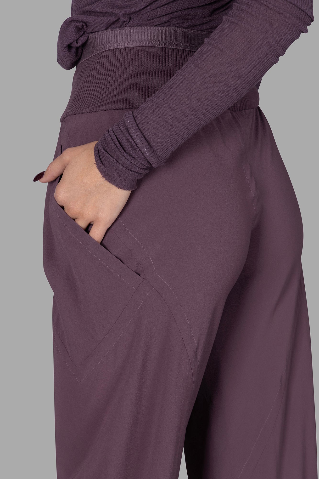 Silk Bias-cut Trousers