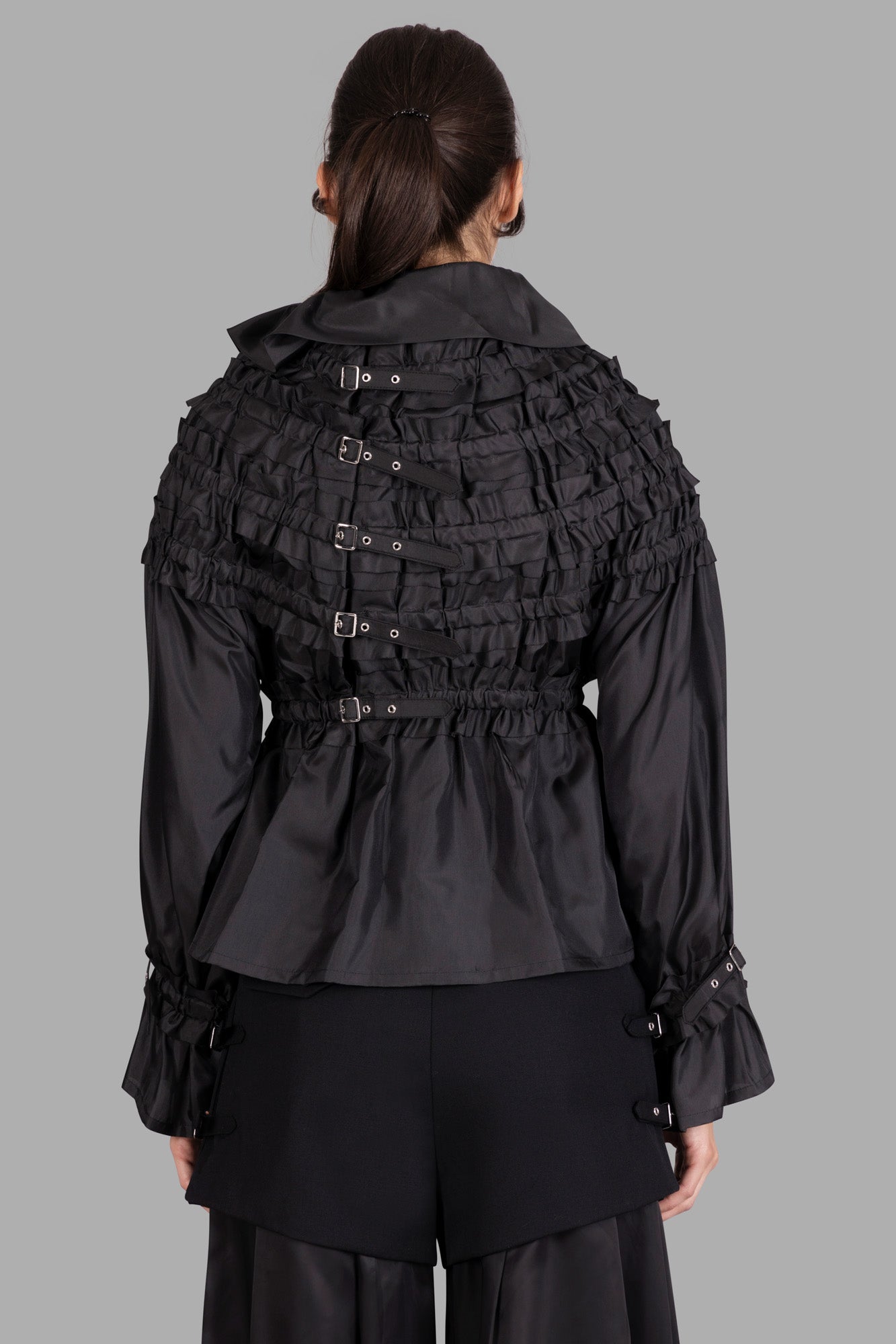 Buckled Ruffled Blouse