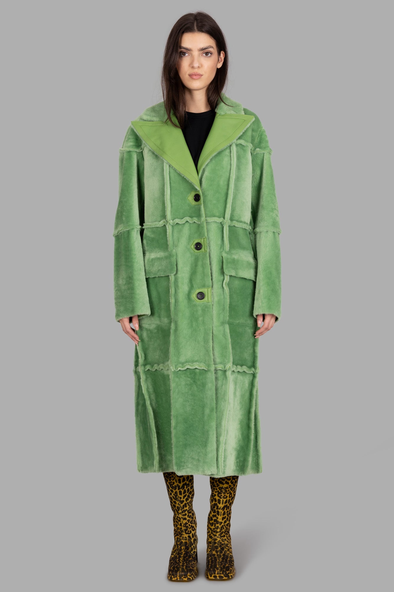 Green Reversible Coat