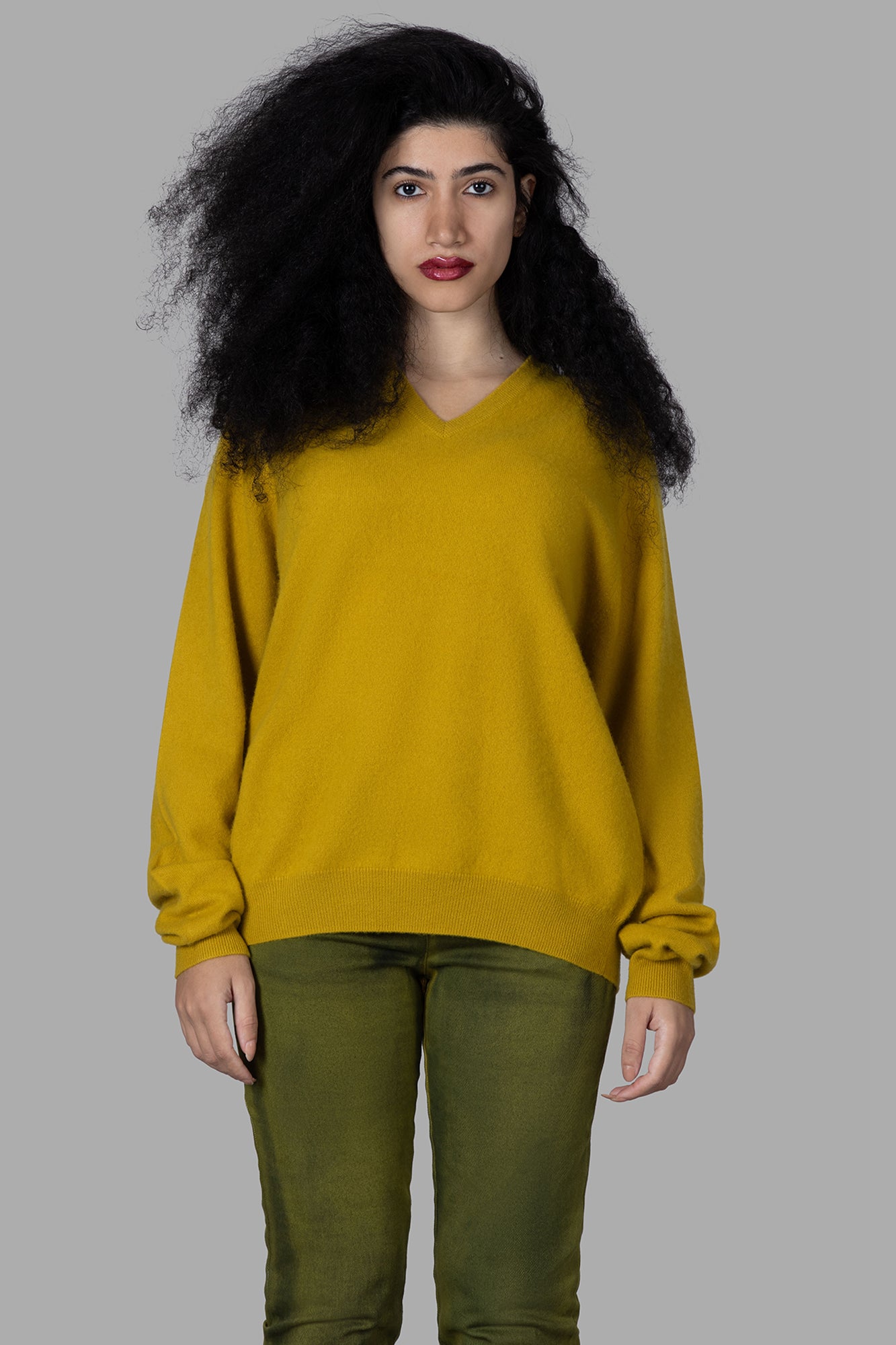 Mustard Cashmere Sweater