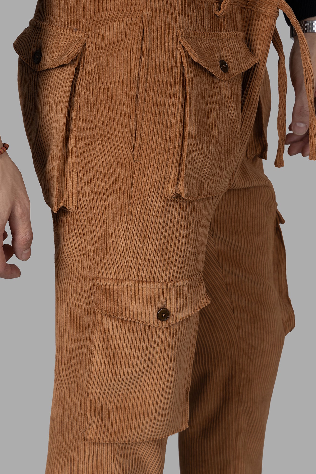 Corduroy Cargo Trousers