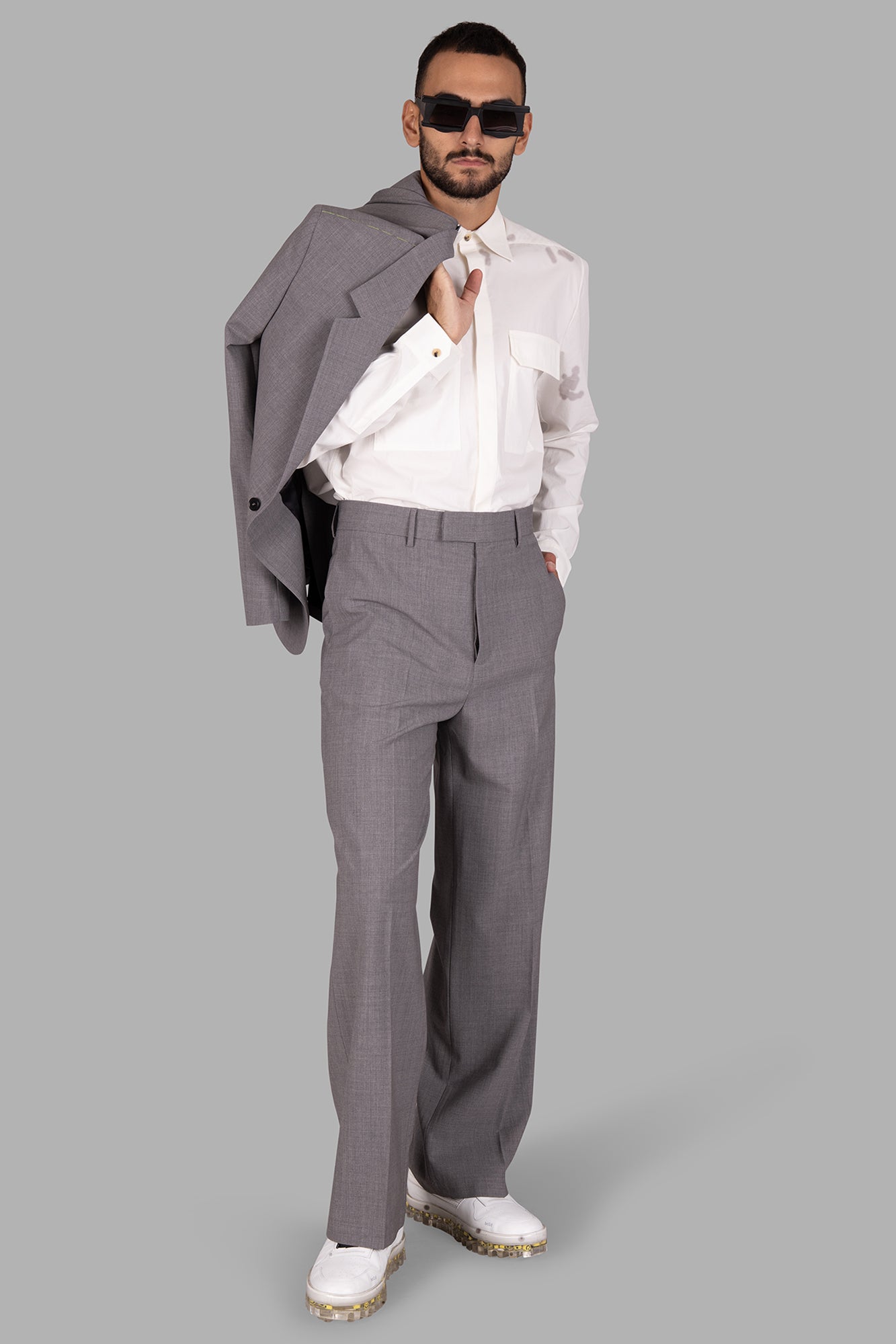 Straight-leg Trousers