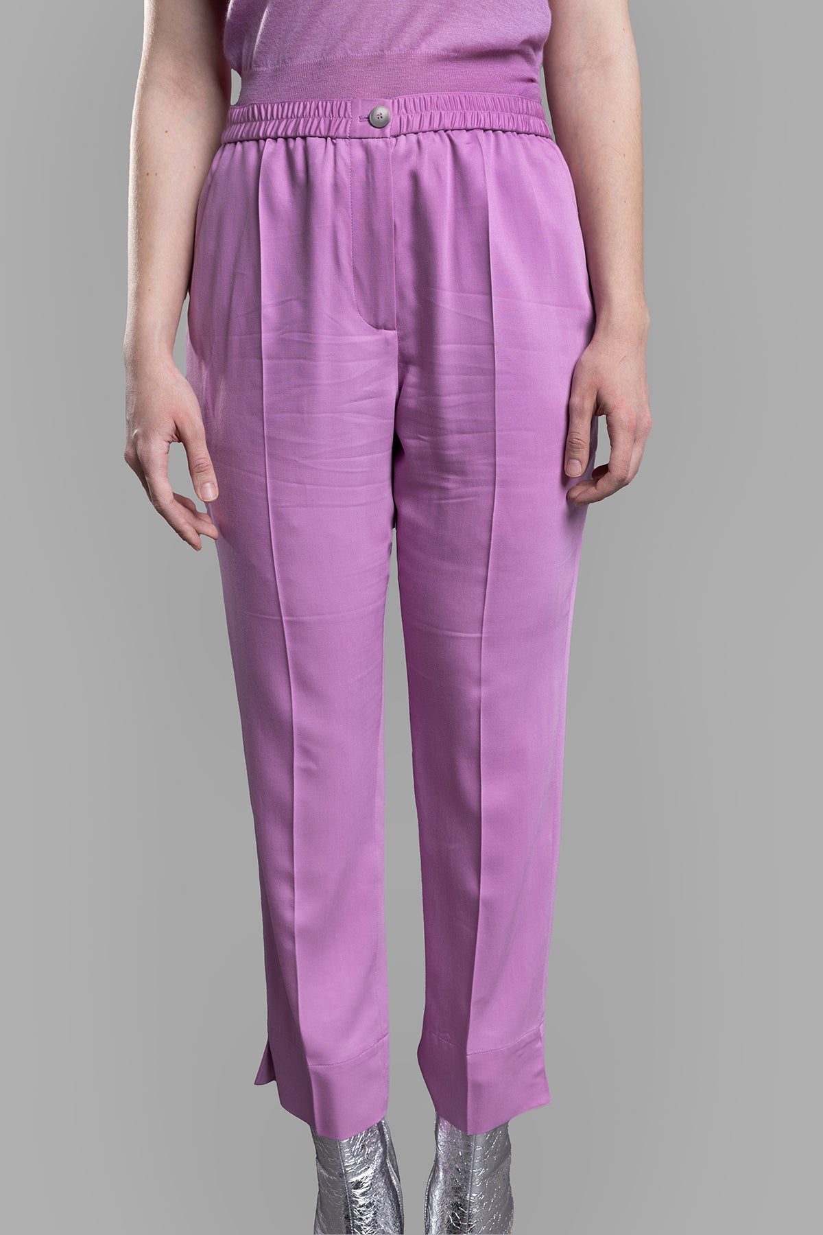 Lilac Elasticated Trousers
