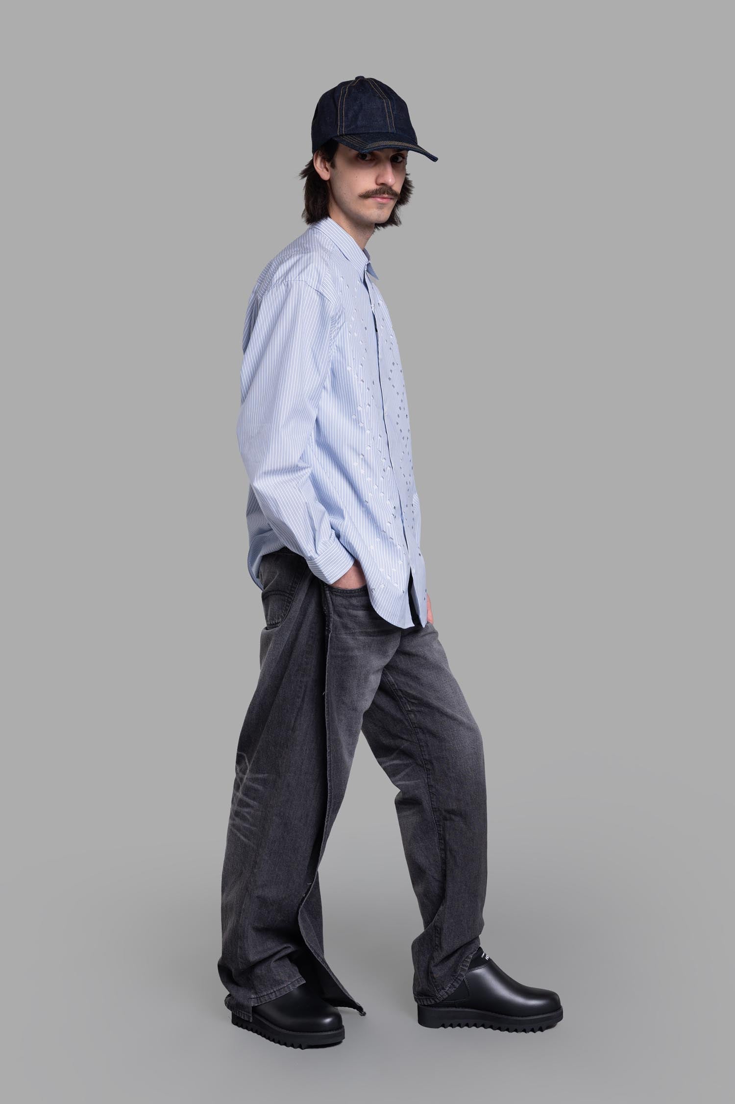 Striped Poplin Shirt