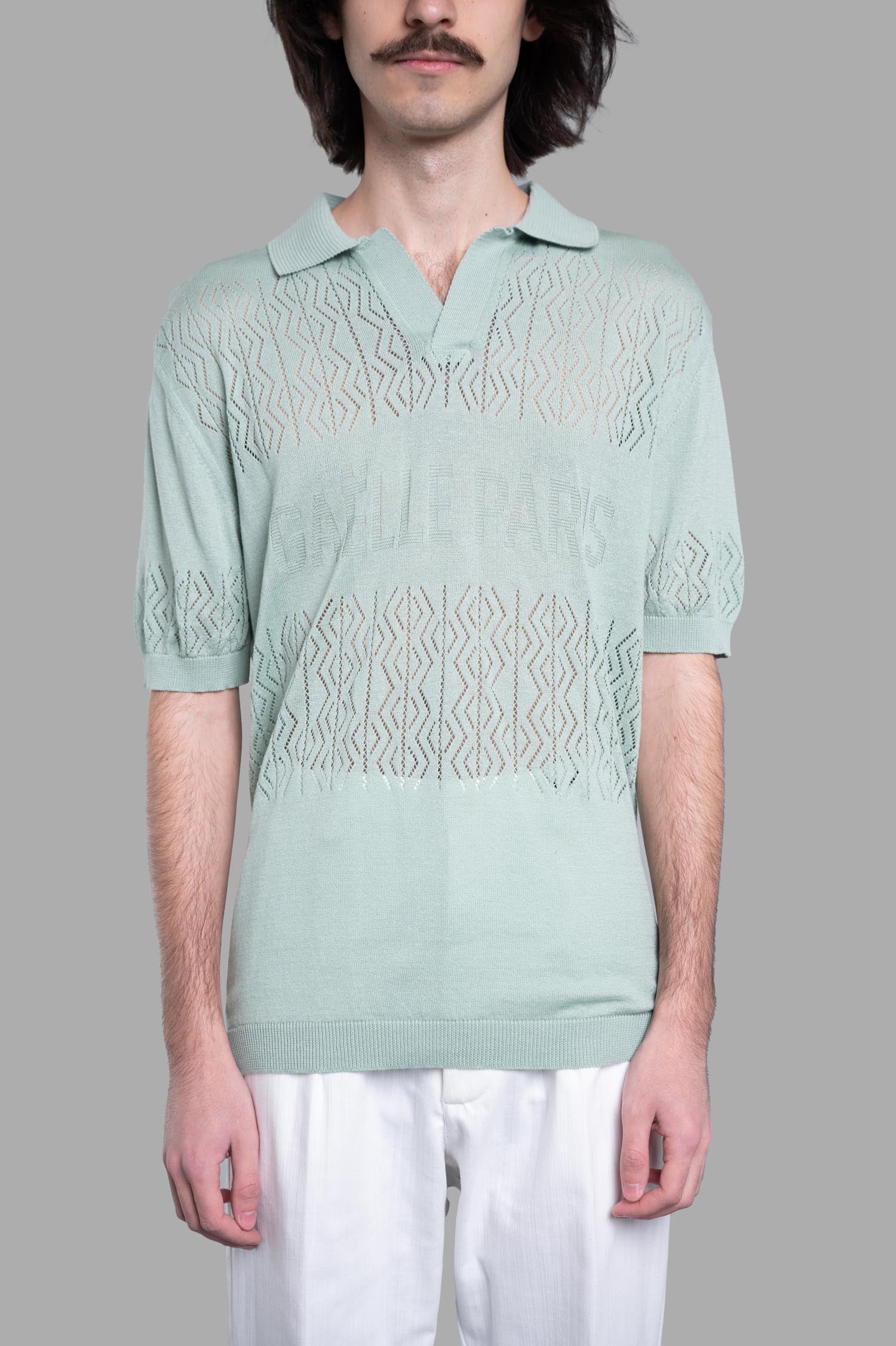 Knit Polo Shirt