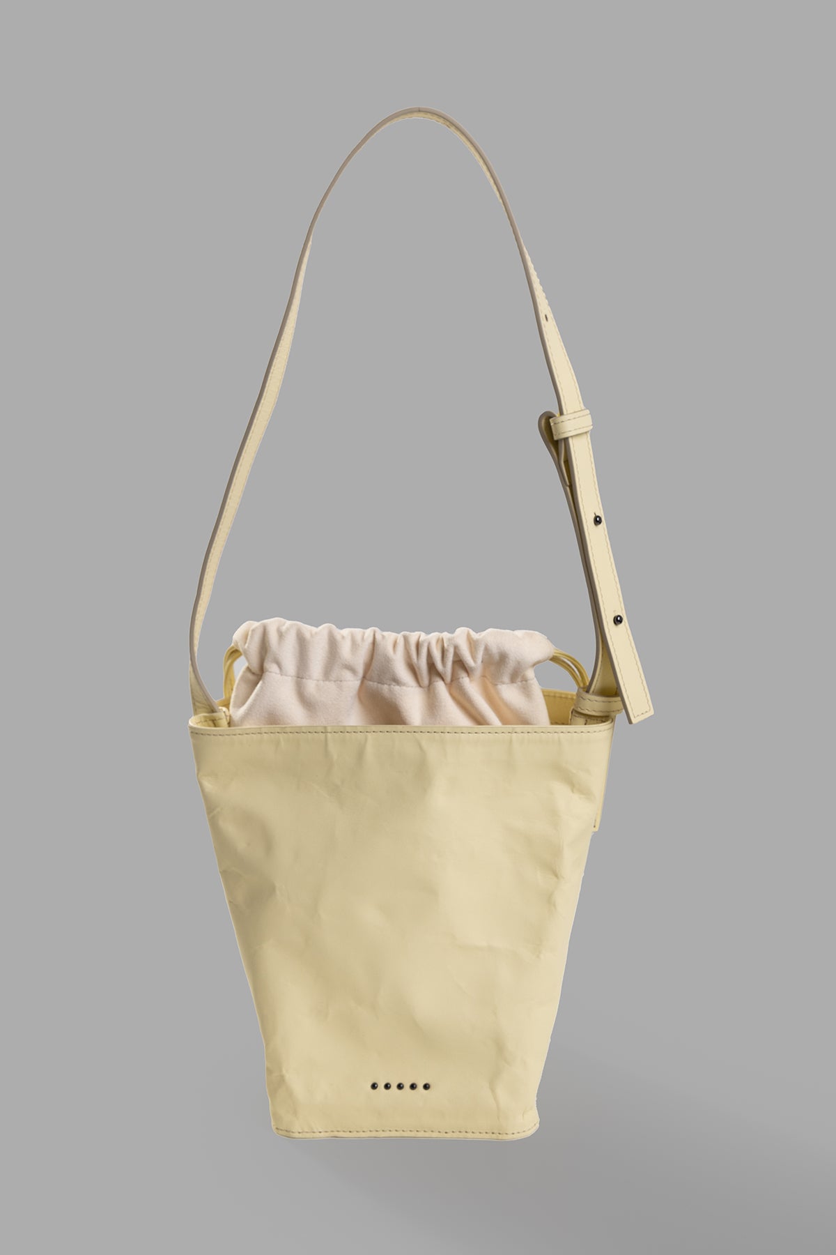 Crinkled Bucket Bag