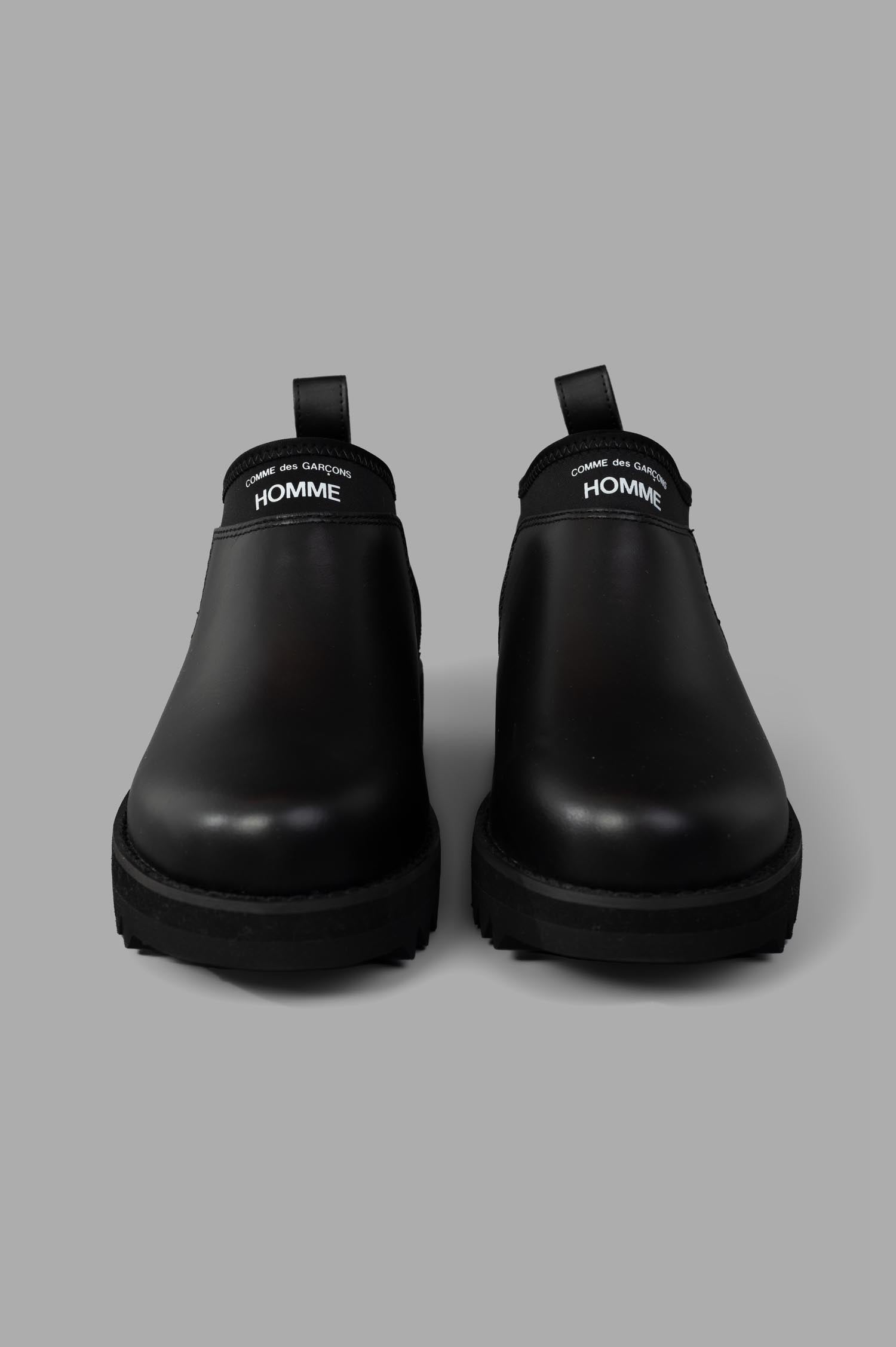 Logo Leather Boots