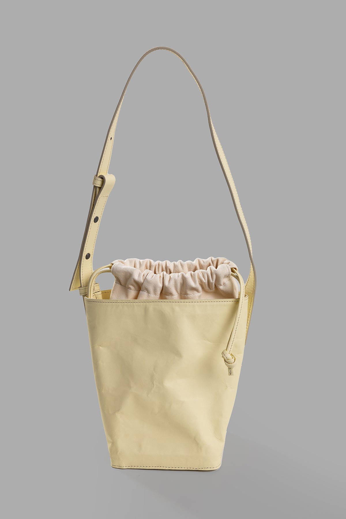 Crinkled Bucket Bag