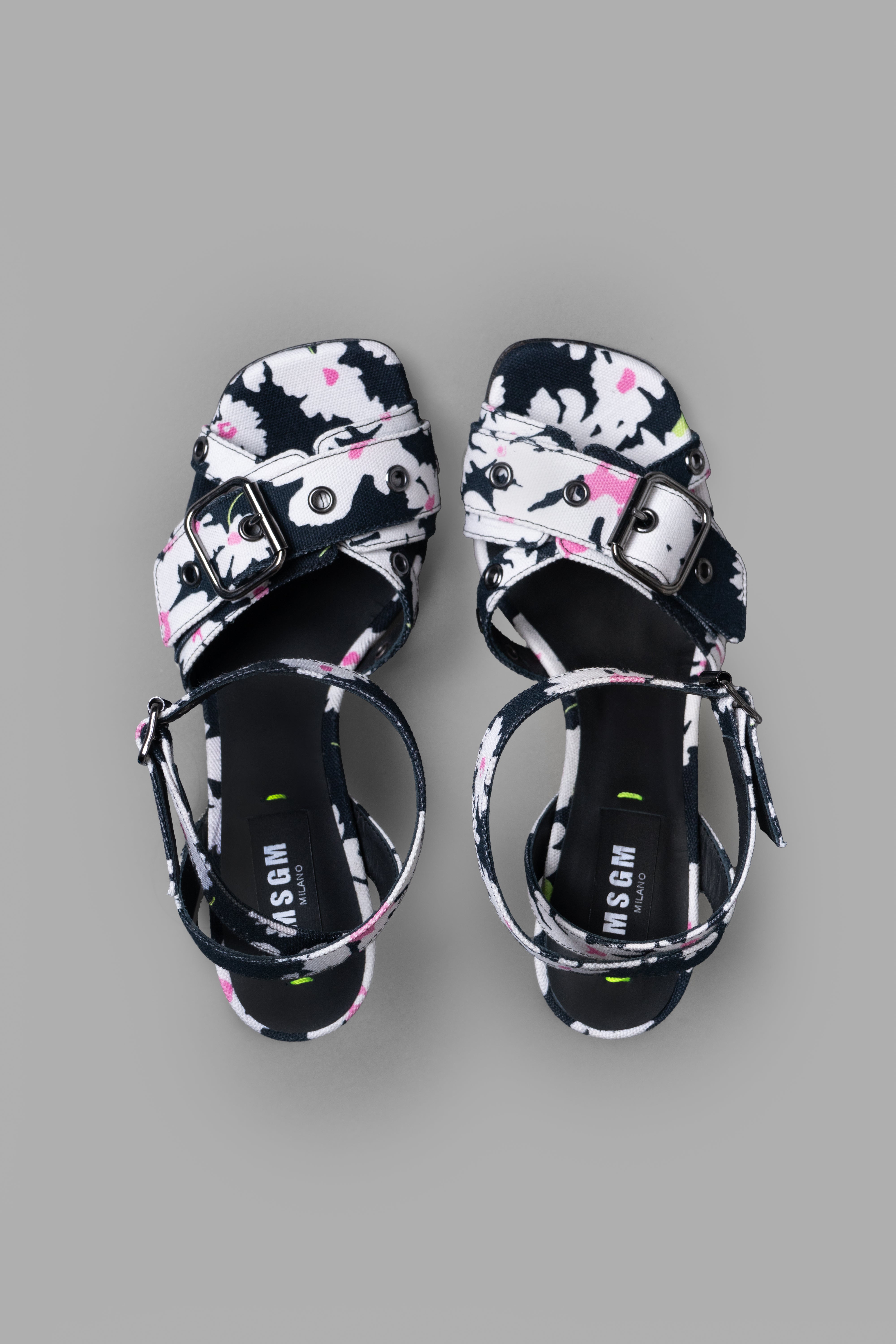 Floral-print Sandals