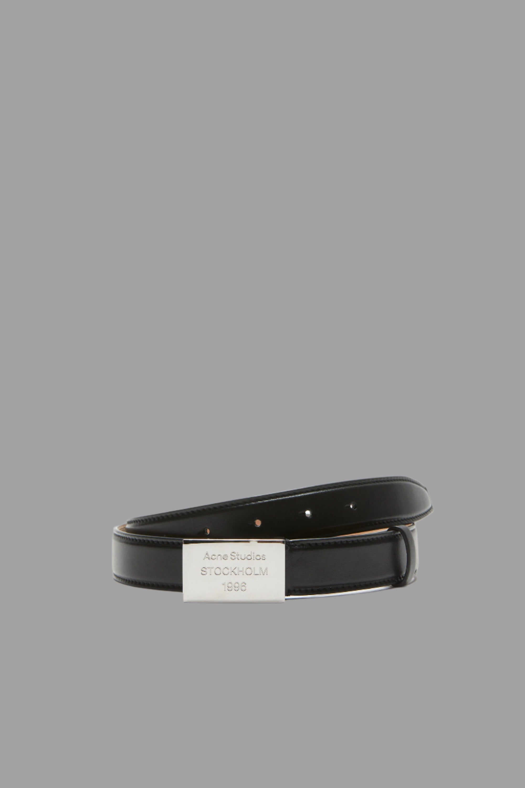 Engraved Logo leather belt