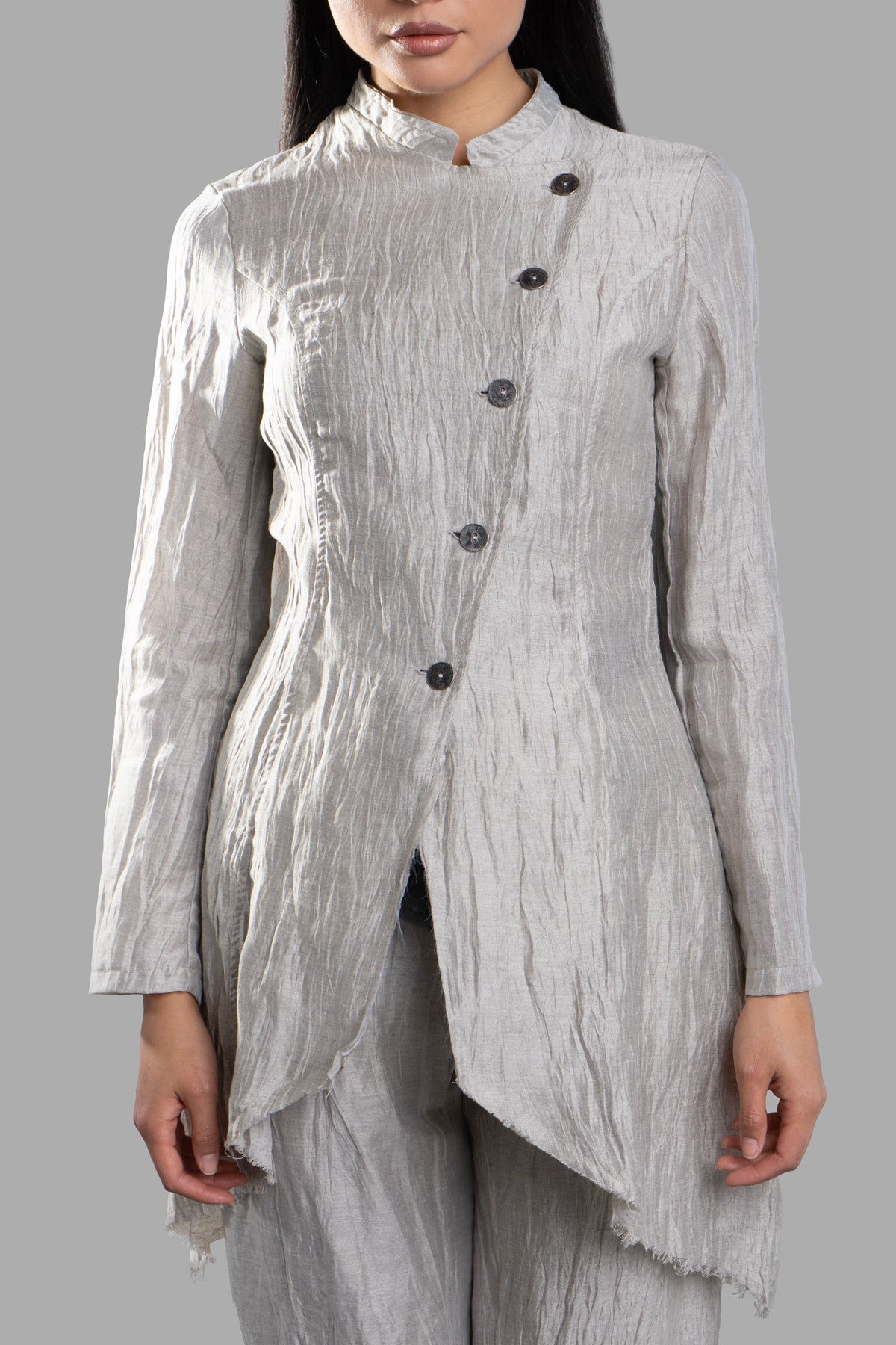 Silk Asymmetric Jacket