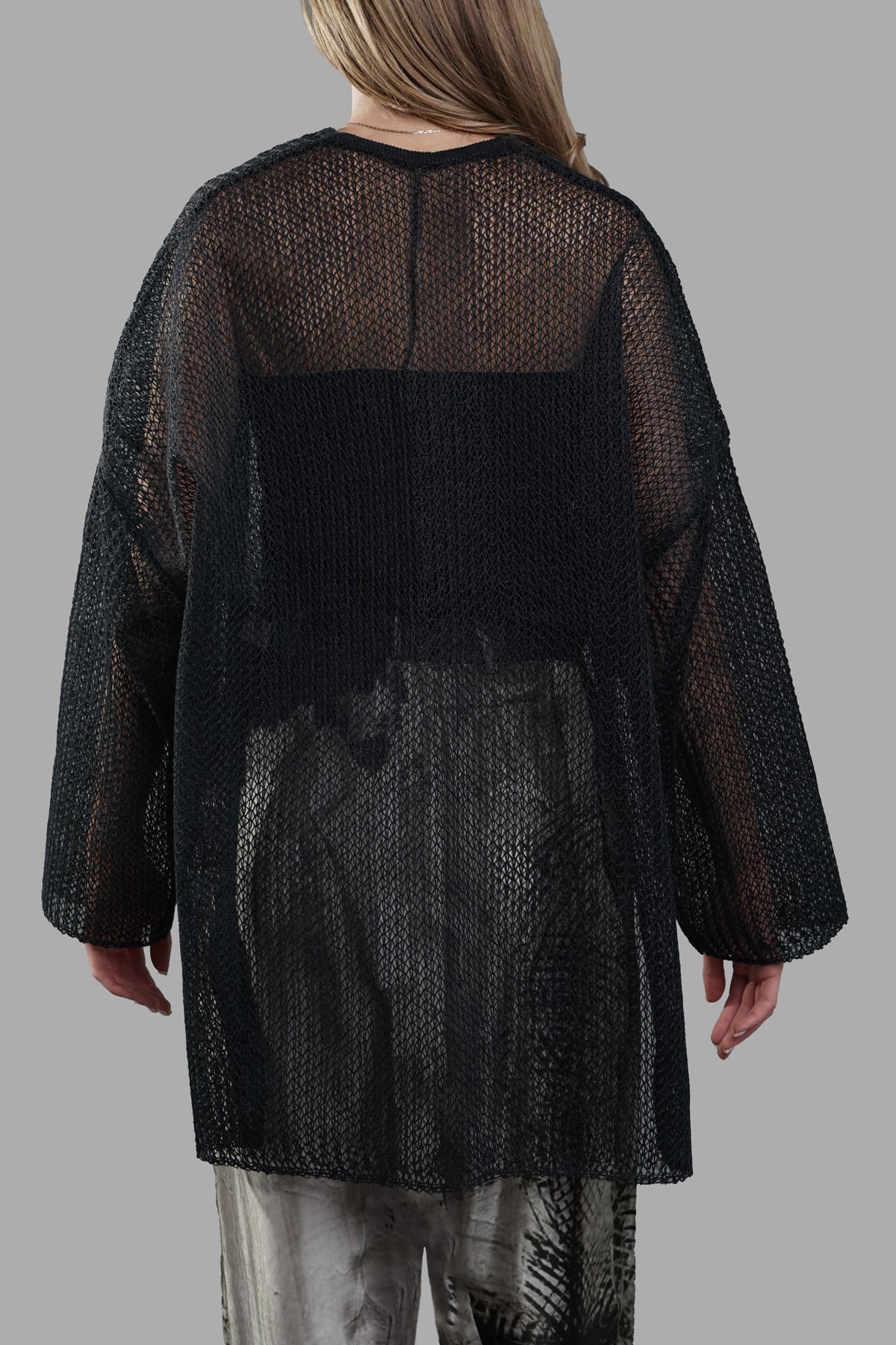 Hooded Mesh Top