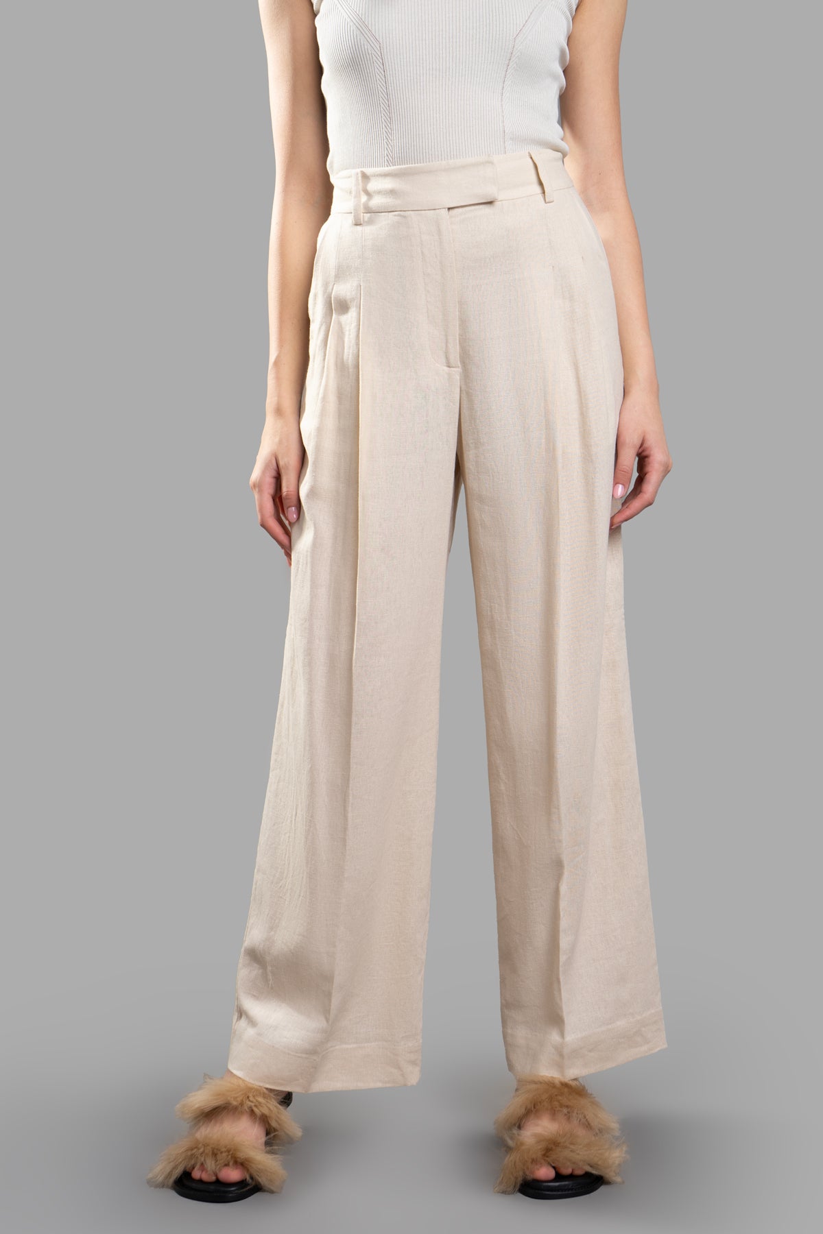 High-waisted Trousers