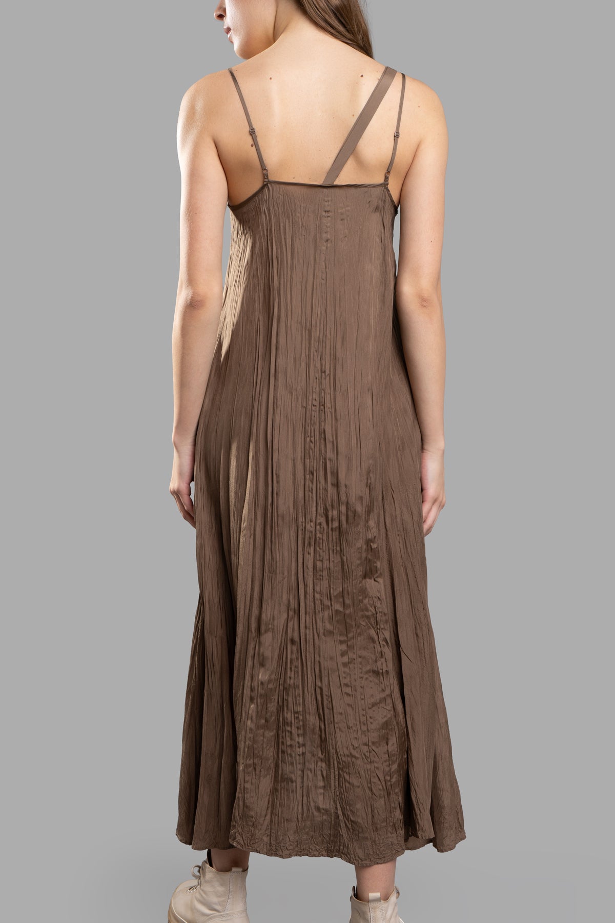 Silk Pleated Dress