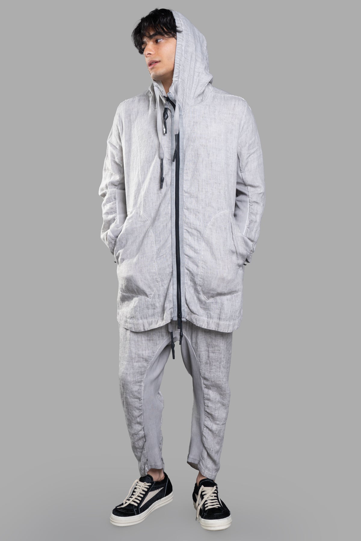 Zip-up Hooded Jacket