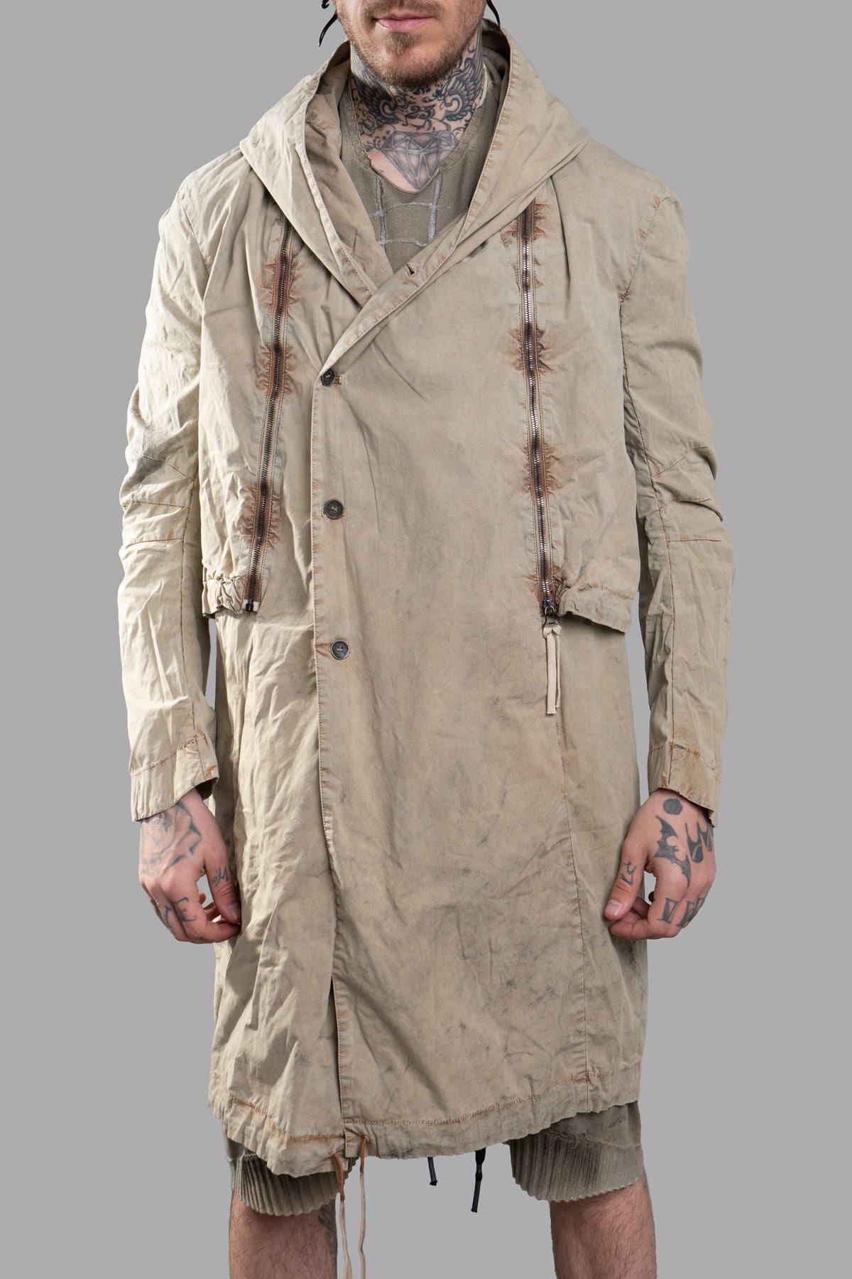 Transformative Linen Parka