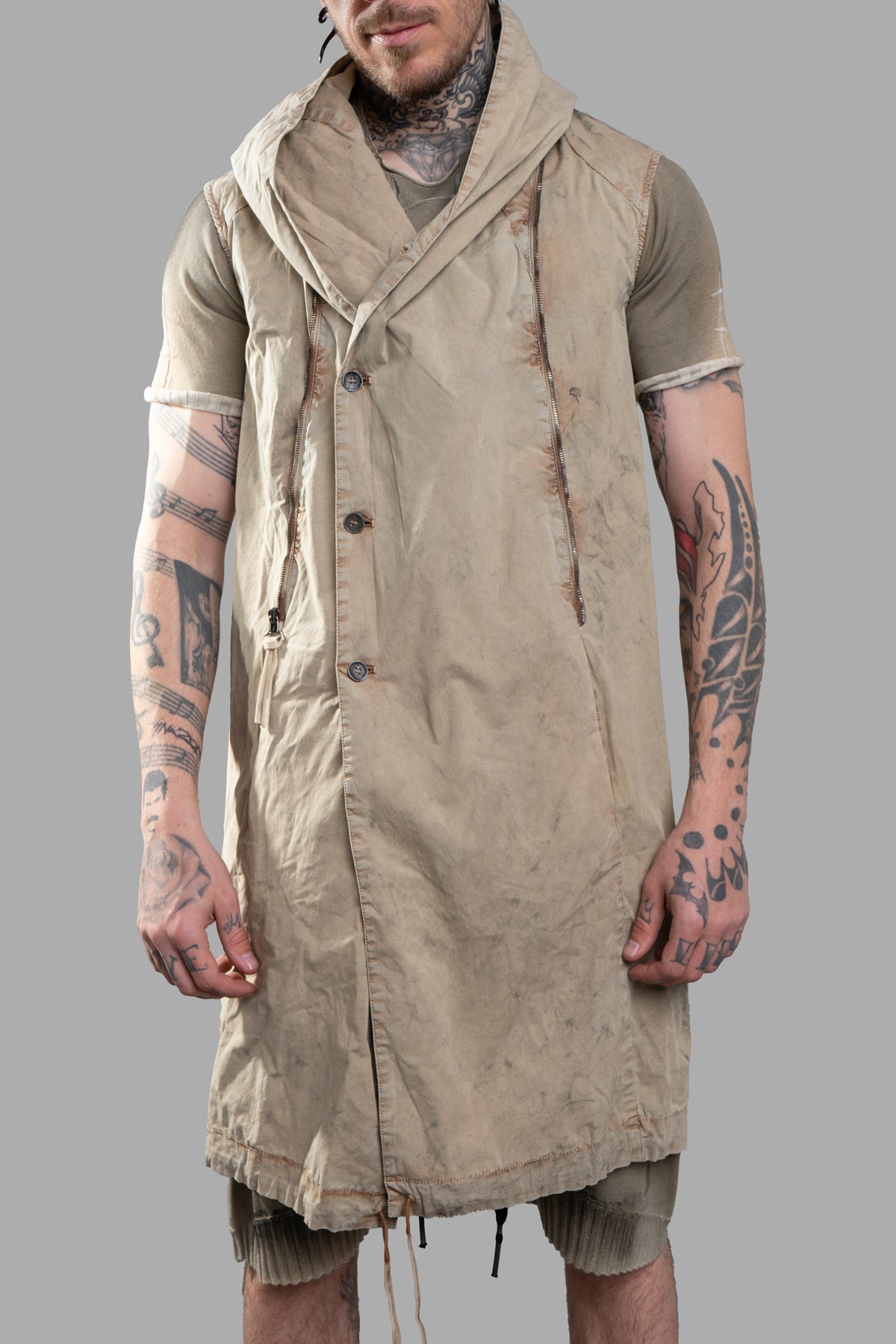 Transformative Linen Parka