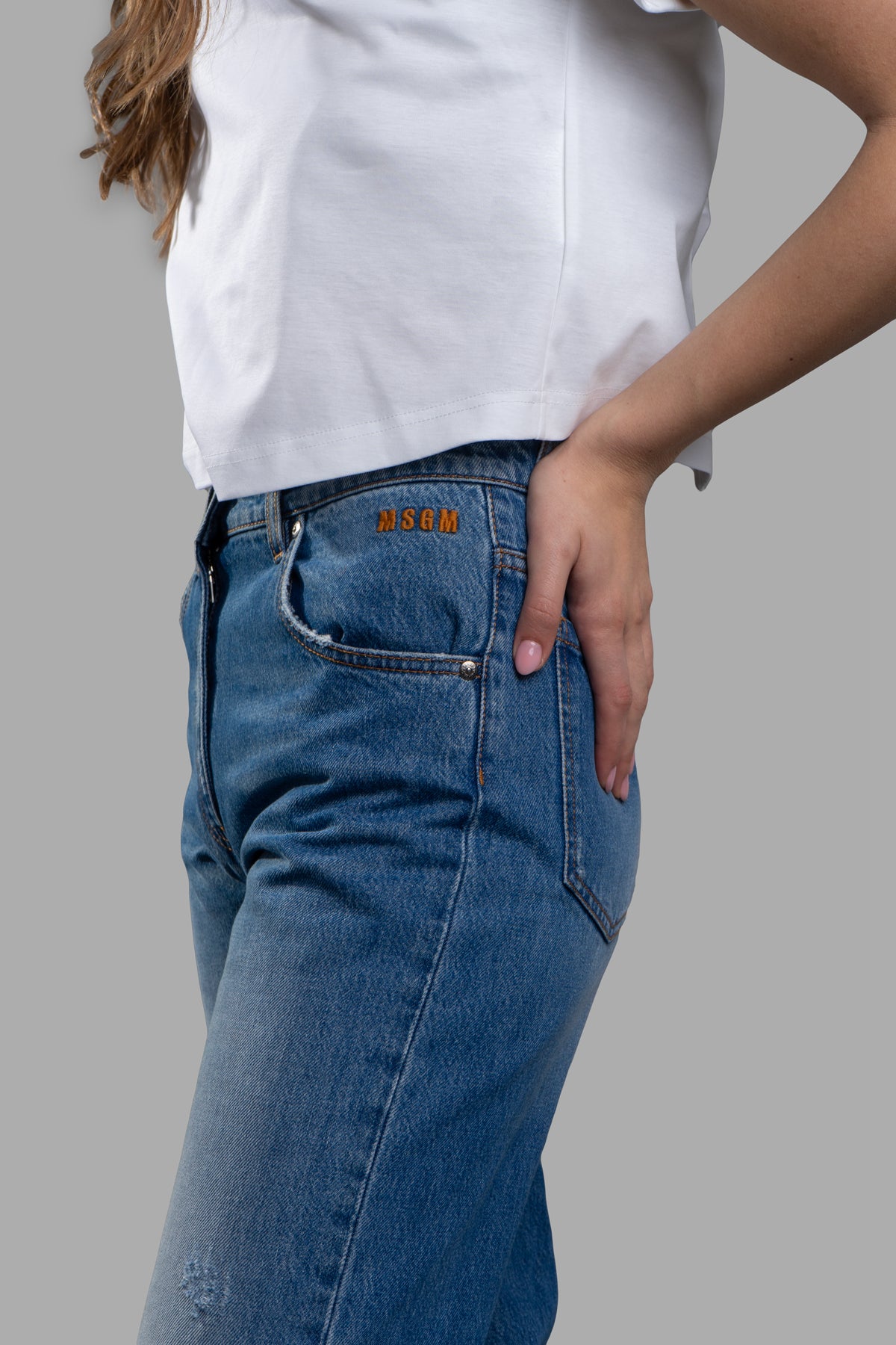 Cropped Wide-leg Jeans