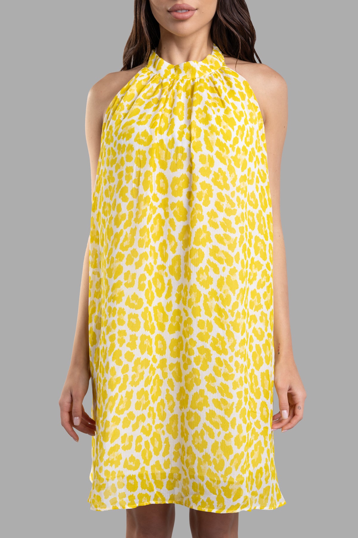 Leopard-print Beach Dress
