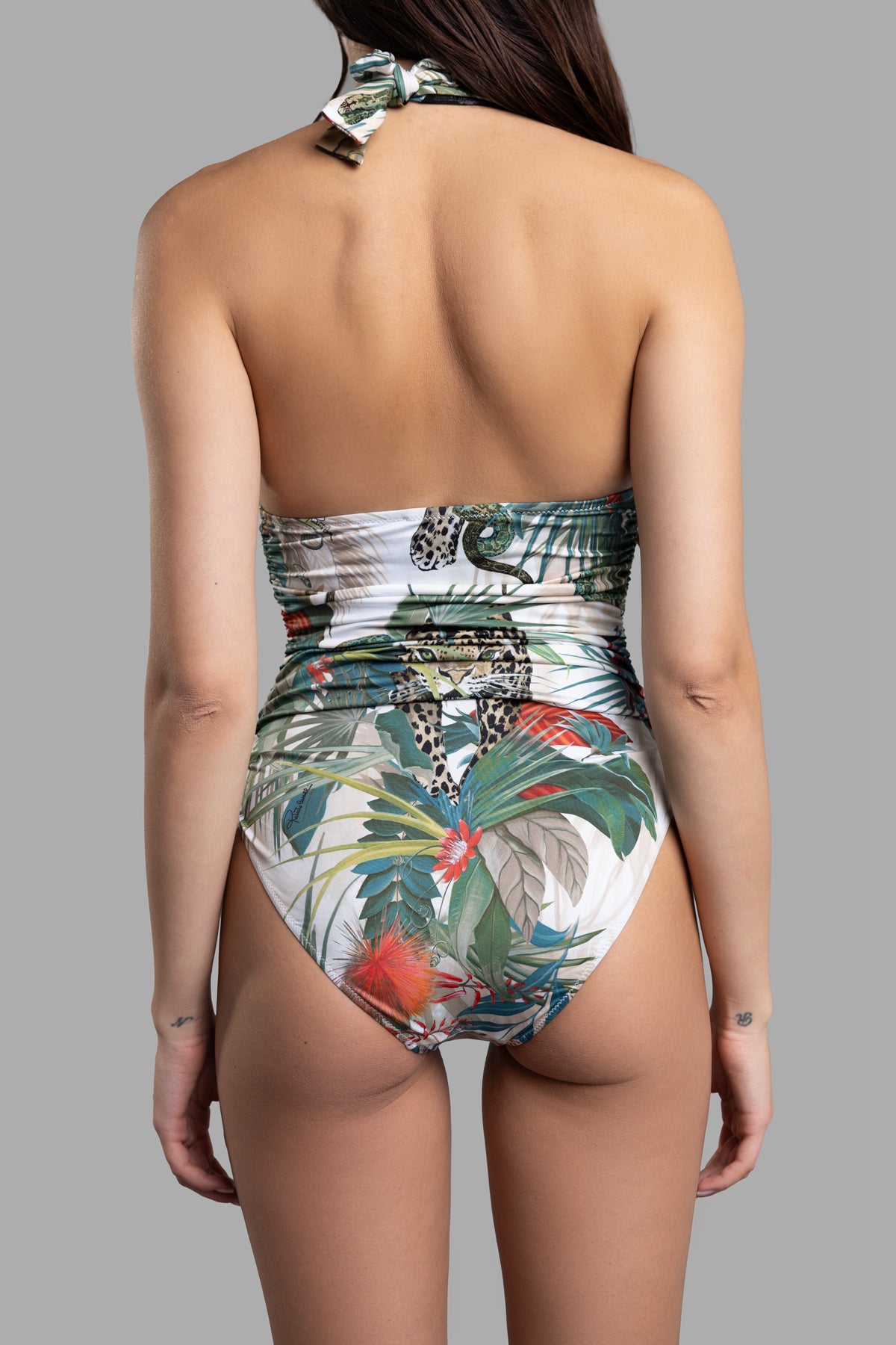 Jungle-print One-piece Swimsuit