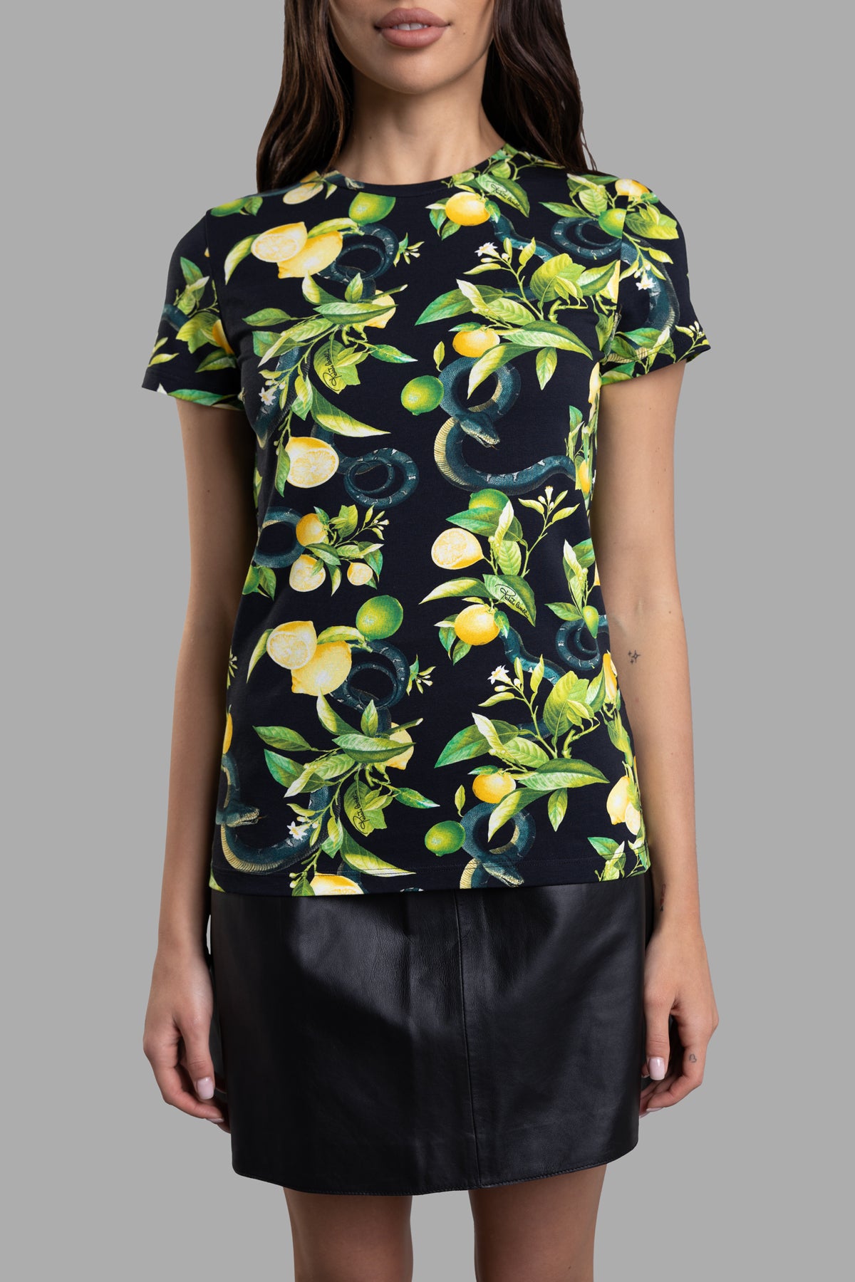 Lemon-print T-shirt