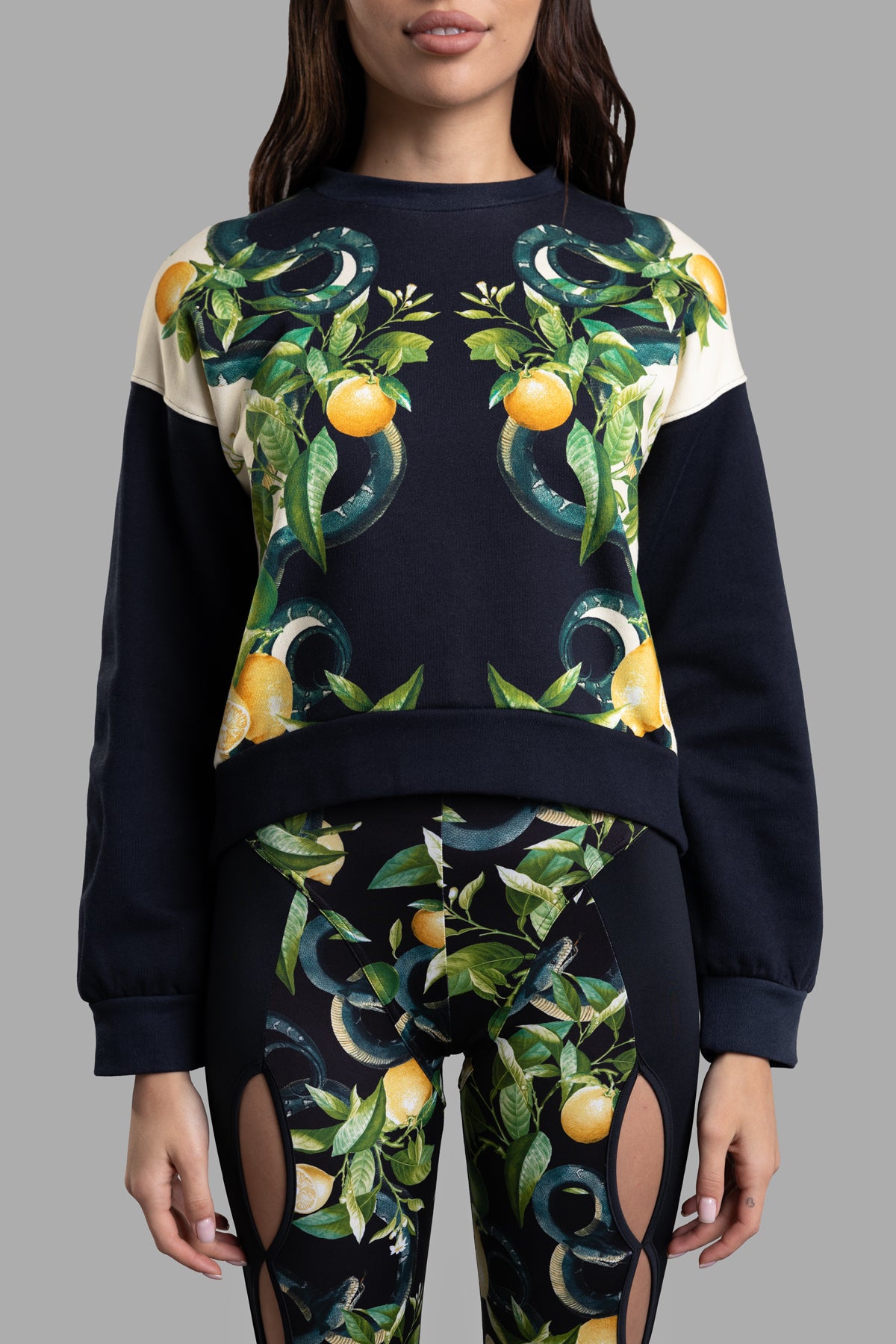 Lemon-print Sweatshirt