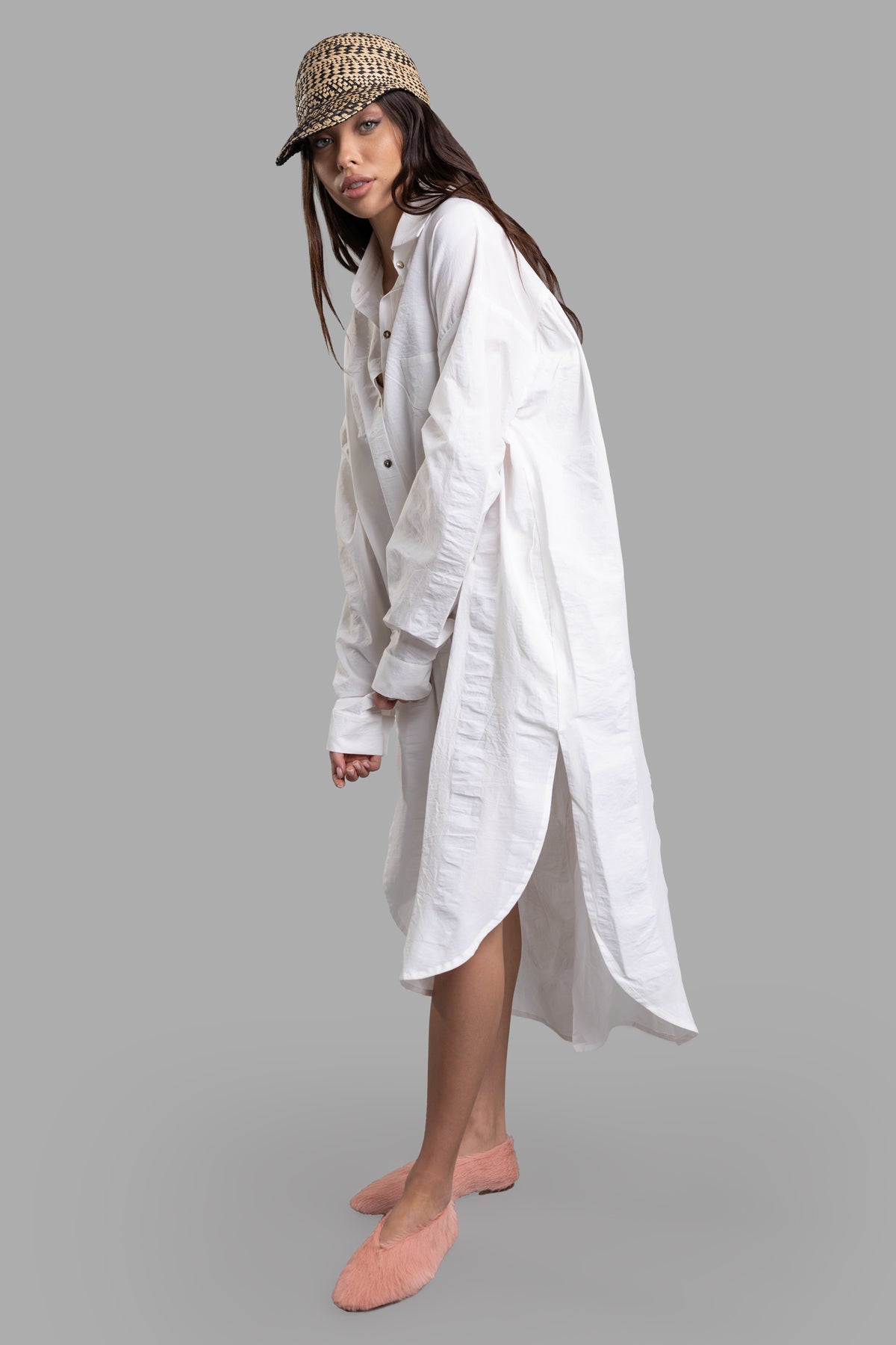 Oversized Shirt Dress