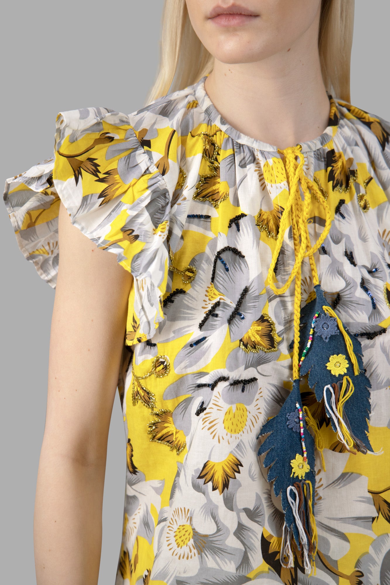 Floral-Print Top