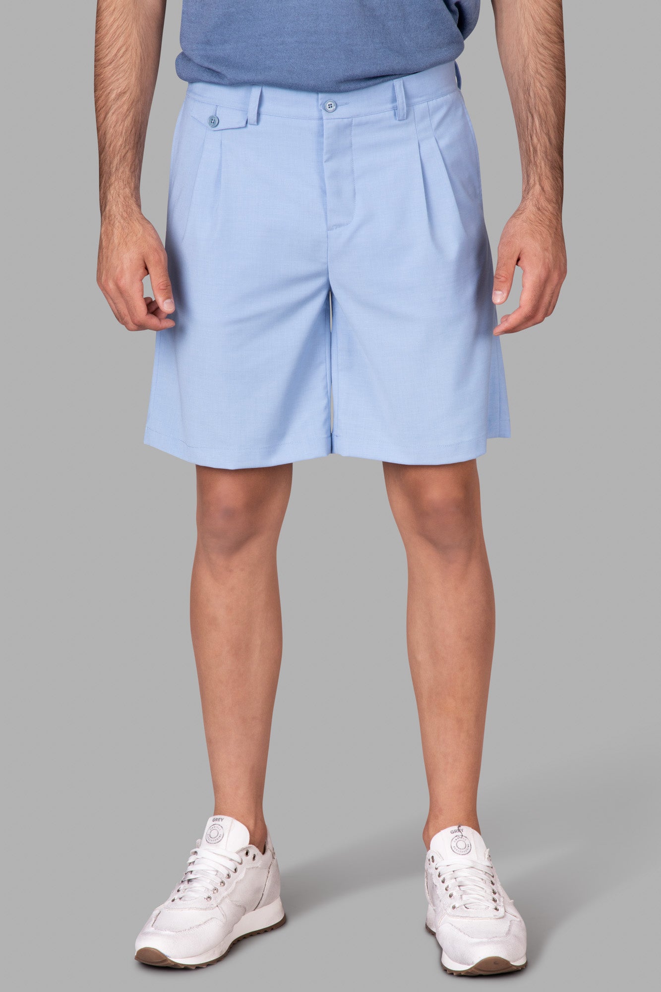 Light Blue Bermuda Shorts