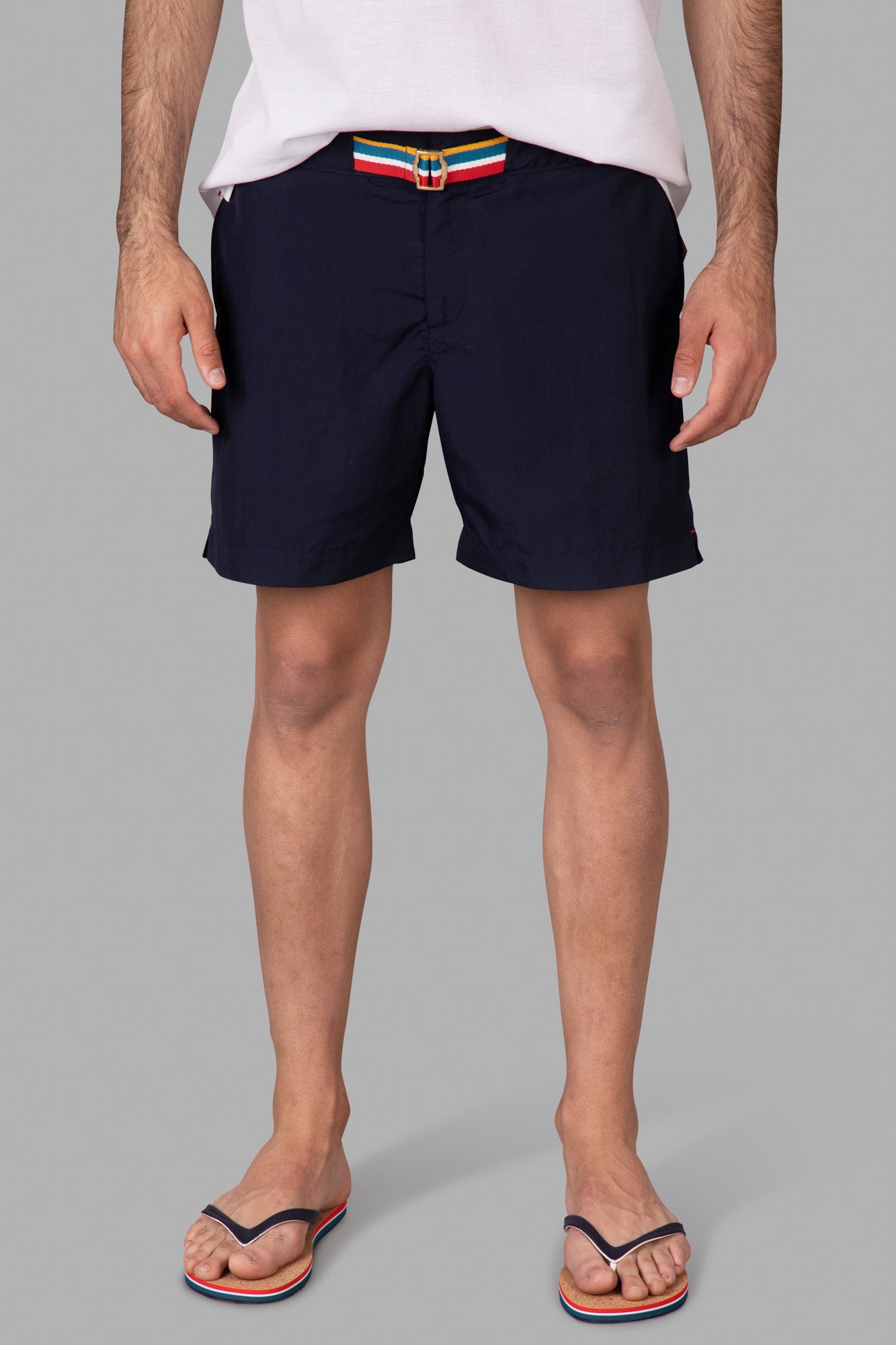 Belted Swim Shorts