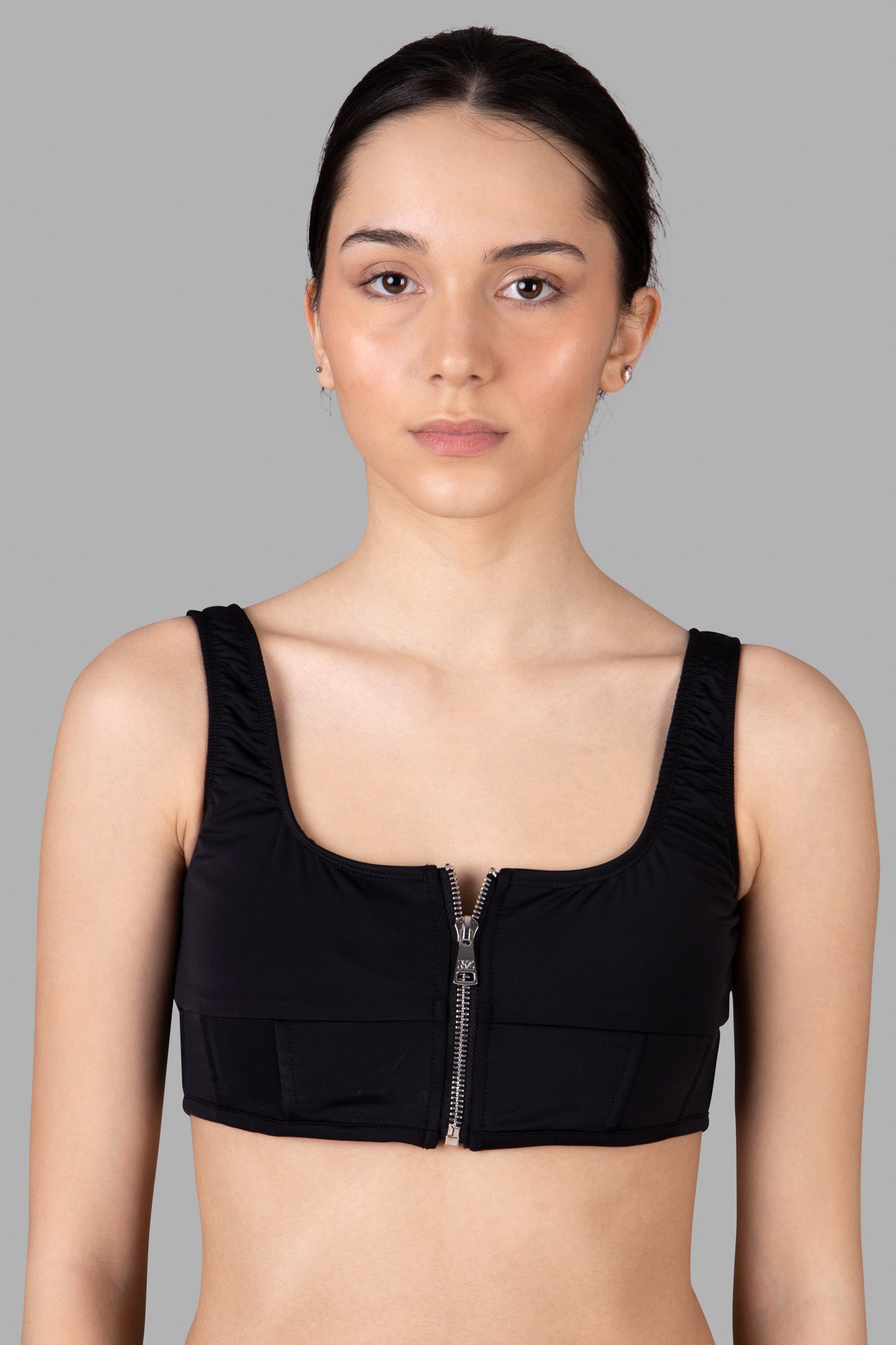 Corset-style Bikini Top