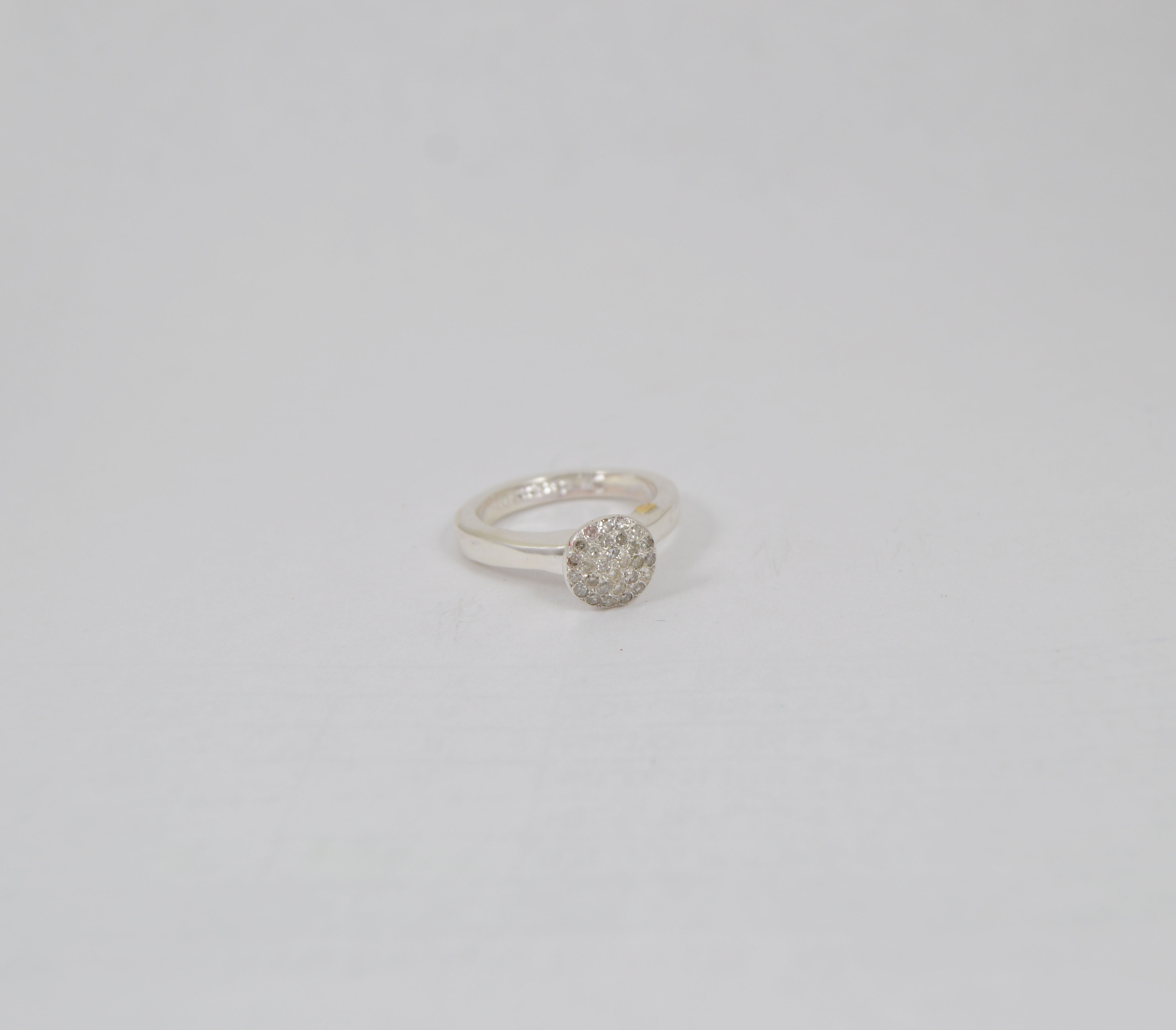 Nena Diamond & Silver Ring