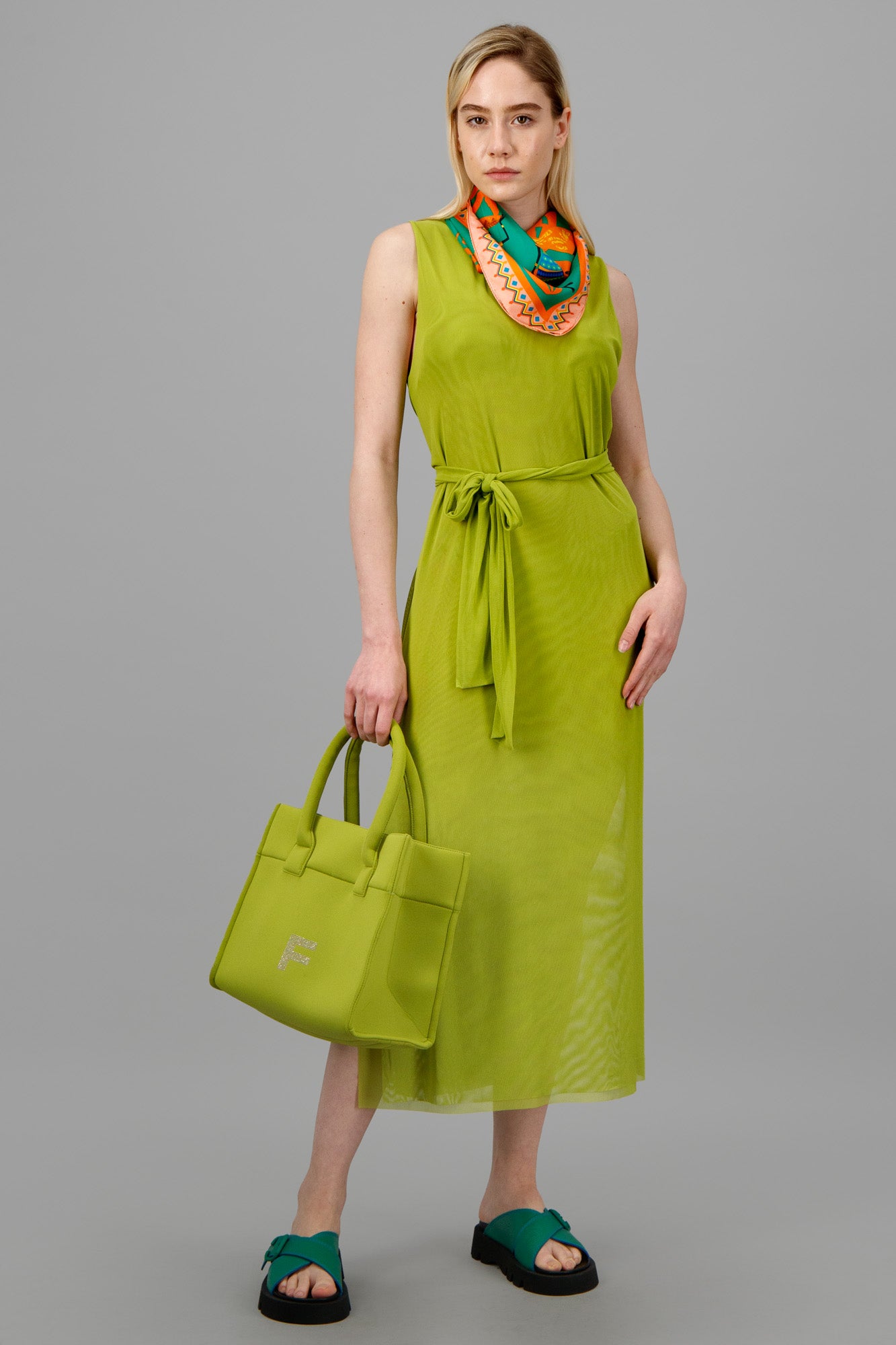 Green Wrap-me-up Beach Dress