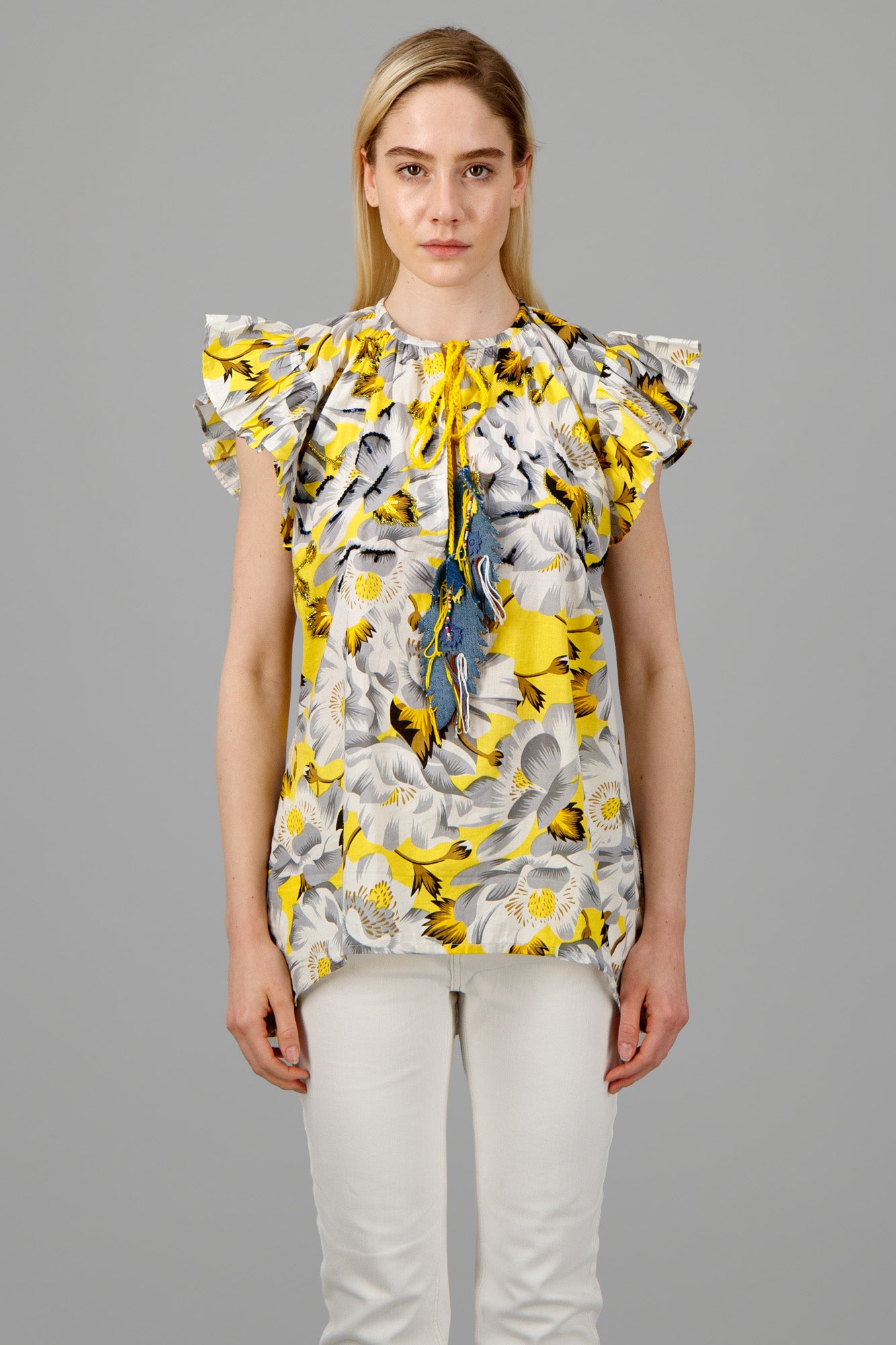 Floral-Print Top