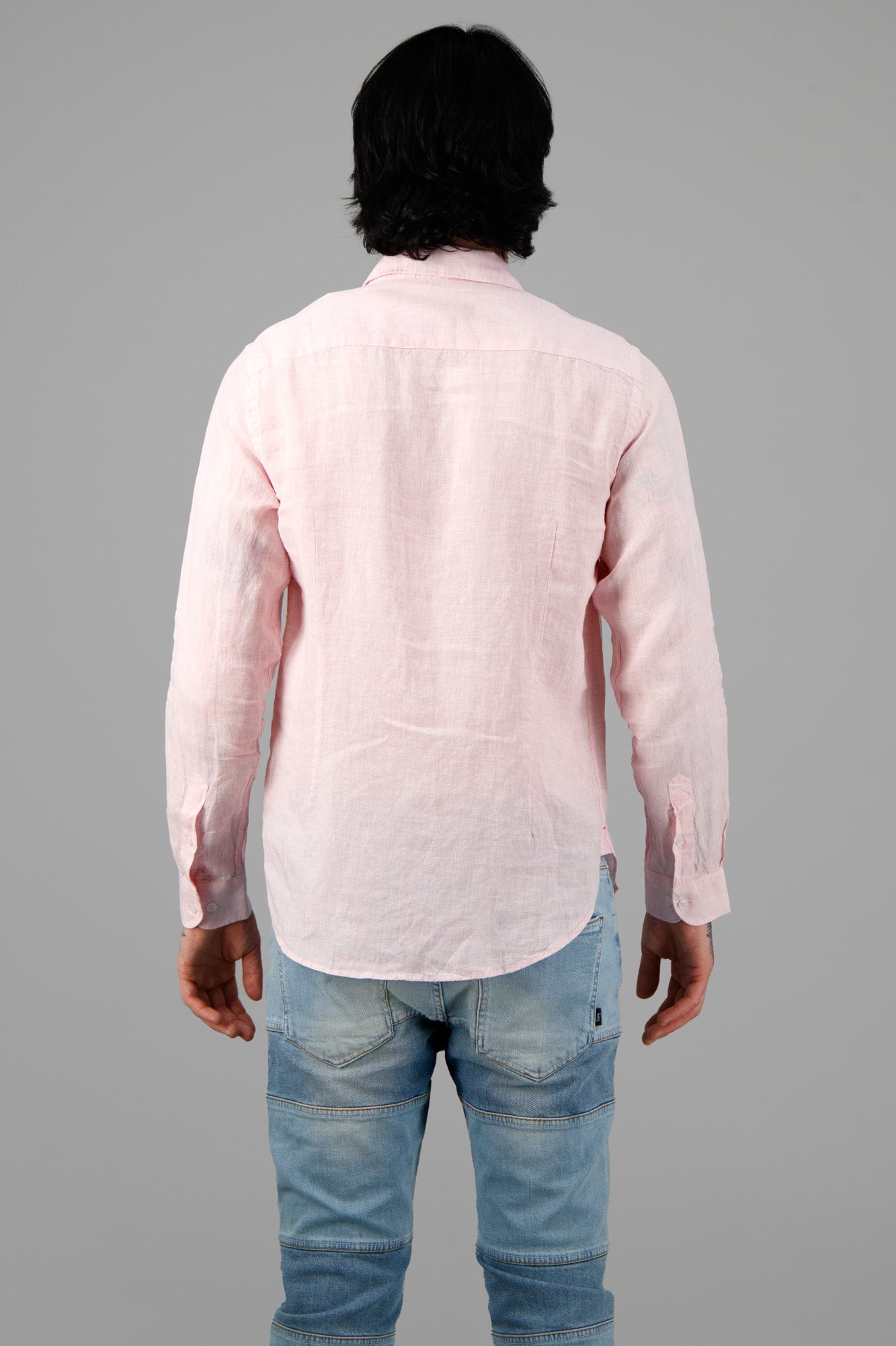 Light Pink Linen Shirt