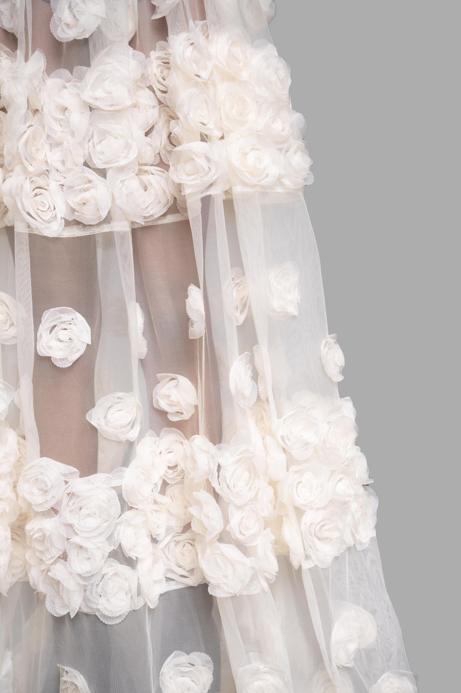 Sleeveless Flared Gown