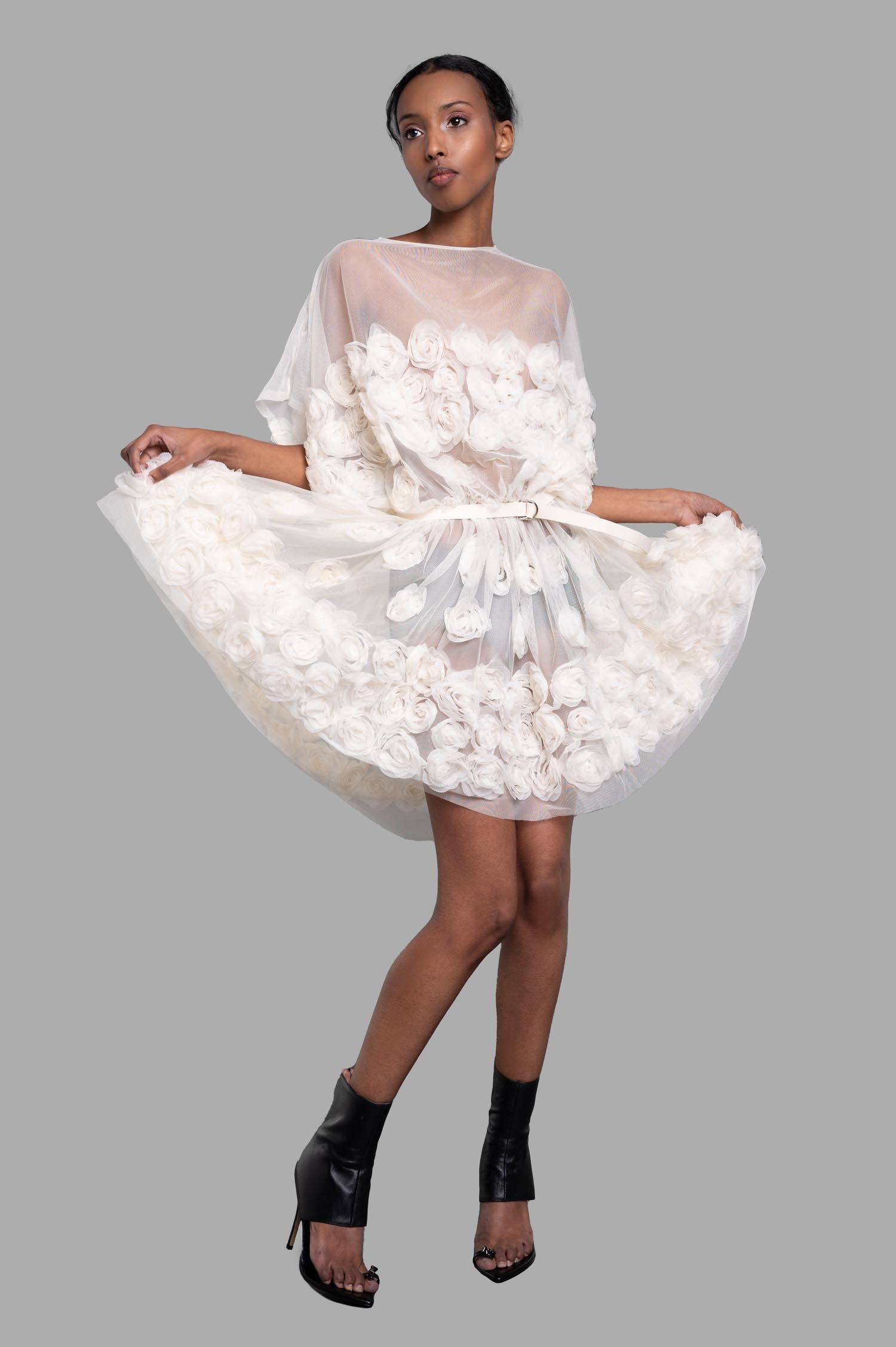 Sleeveless Flared Mini Dress