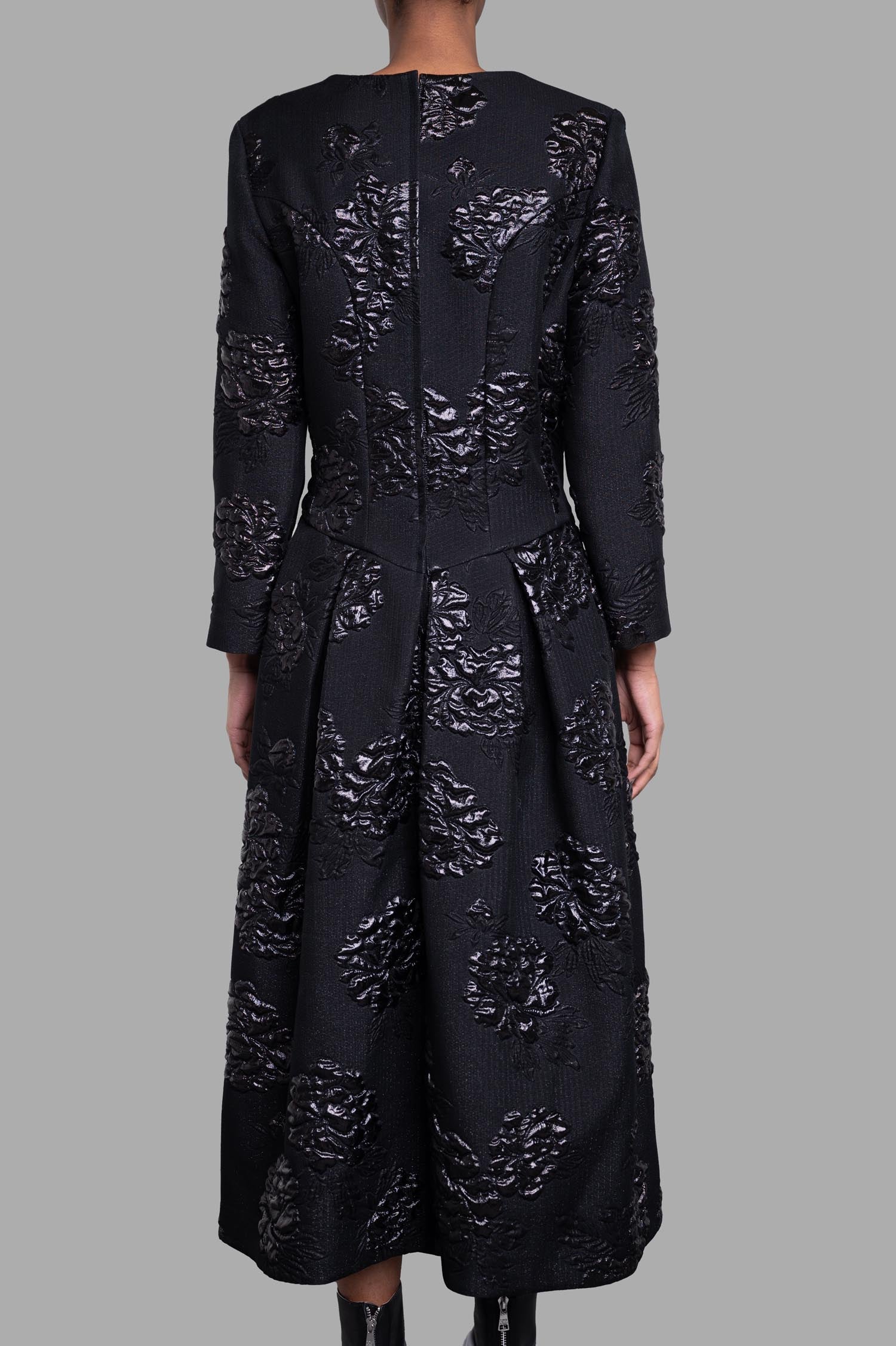 Structured Floral Dress