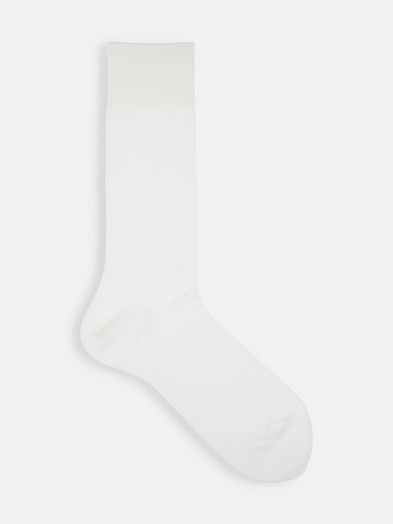 Supima Cotton Plain Mid-Calf Socks