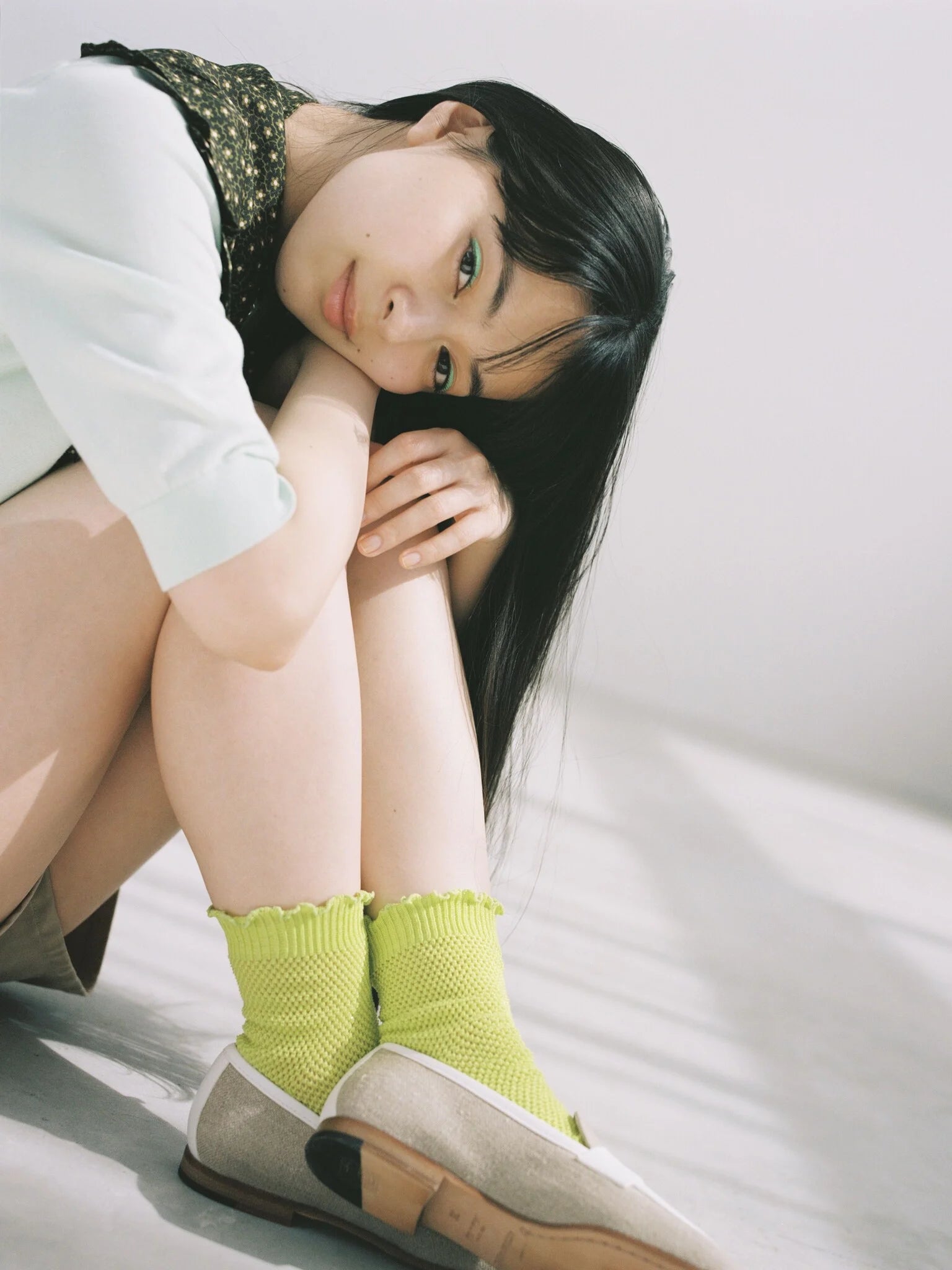 Merrow Top Mesh Low Crew Socks