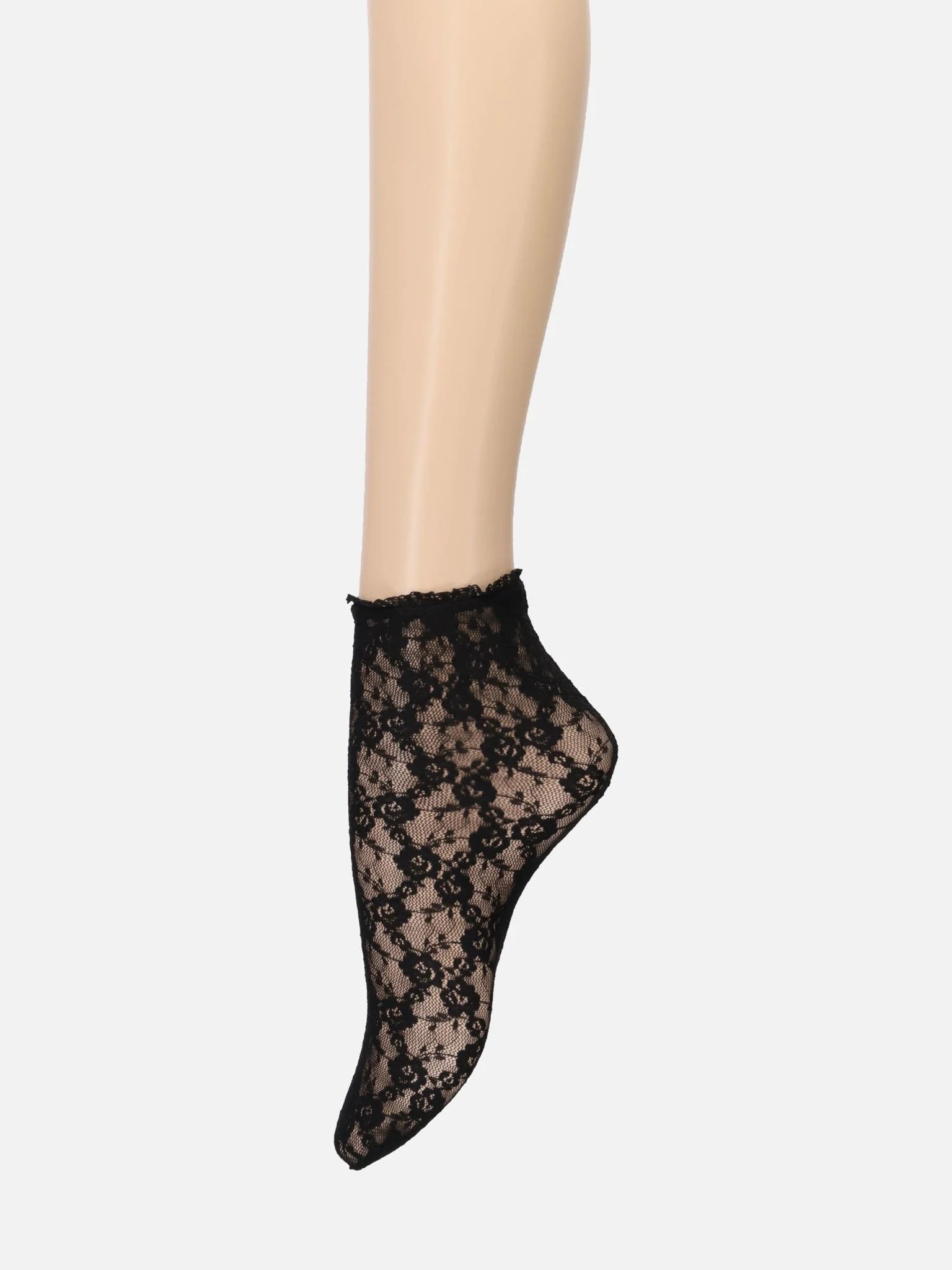 Rose Buds Lace Anklet Socks