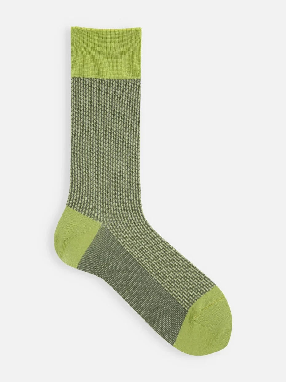 Jacquard Houndstooth Socks