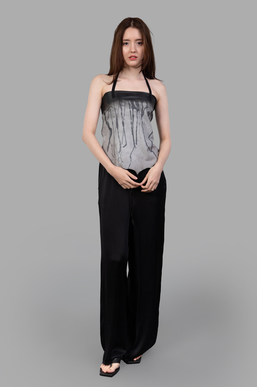 Gradient-print Top