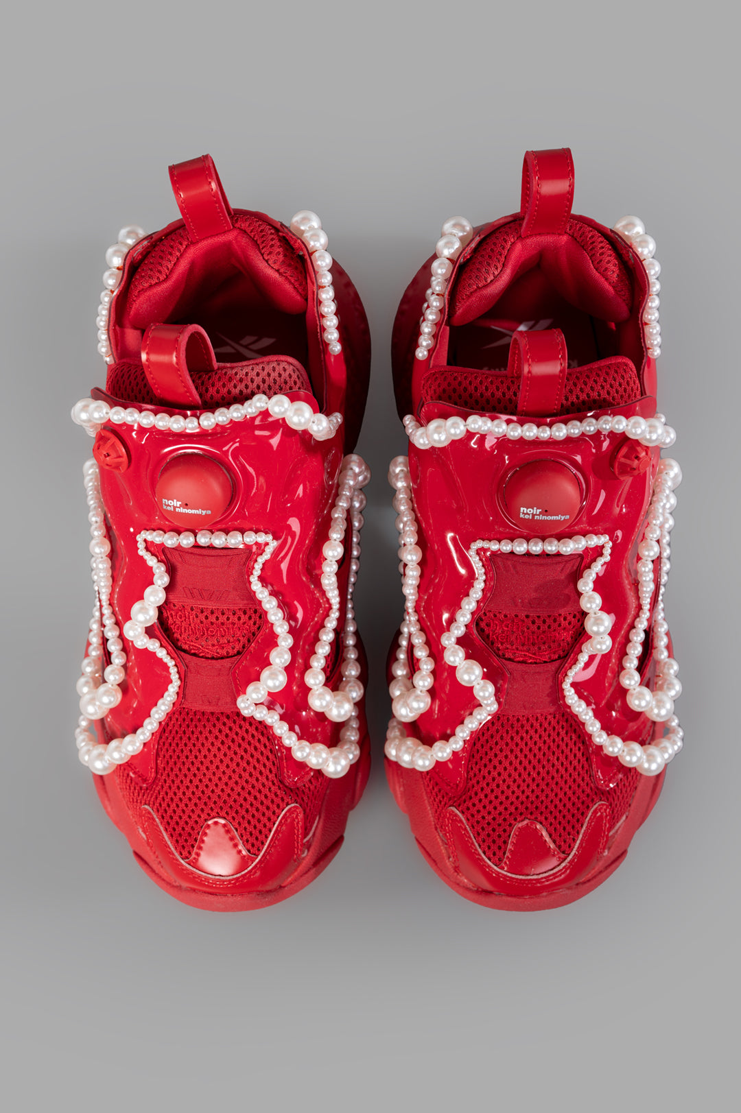 x Reebok Pearl-embellished Sneakers in Red