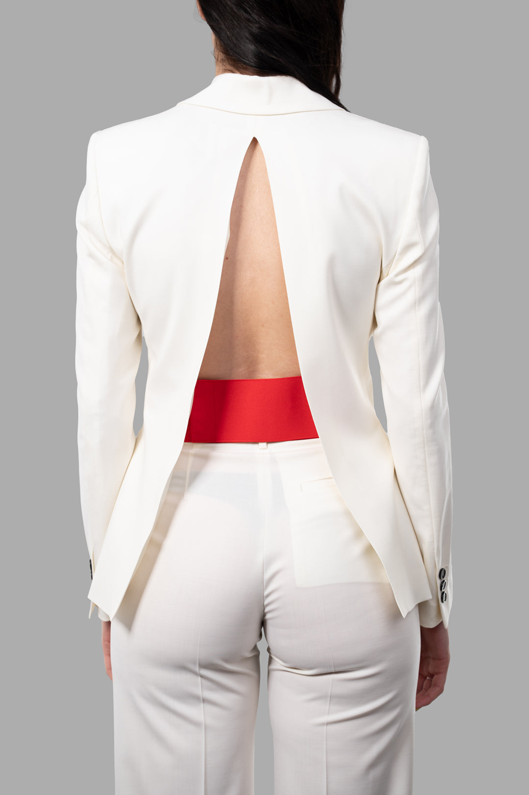 Open-Back Blazer