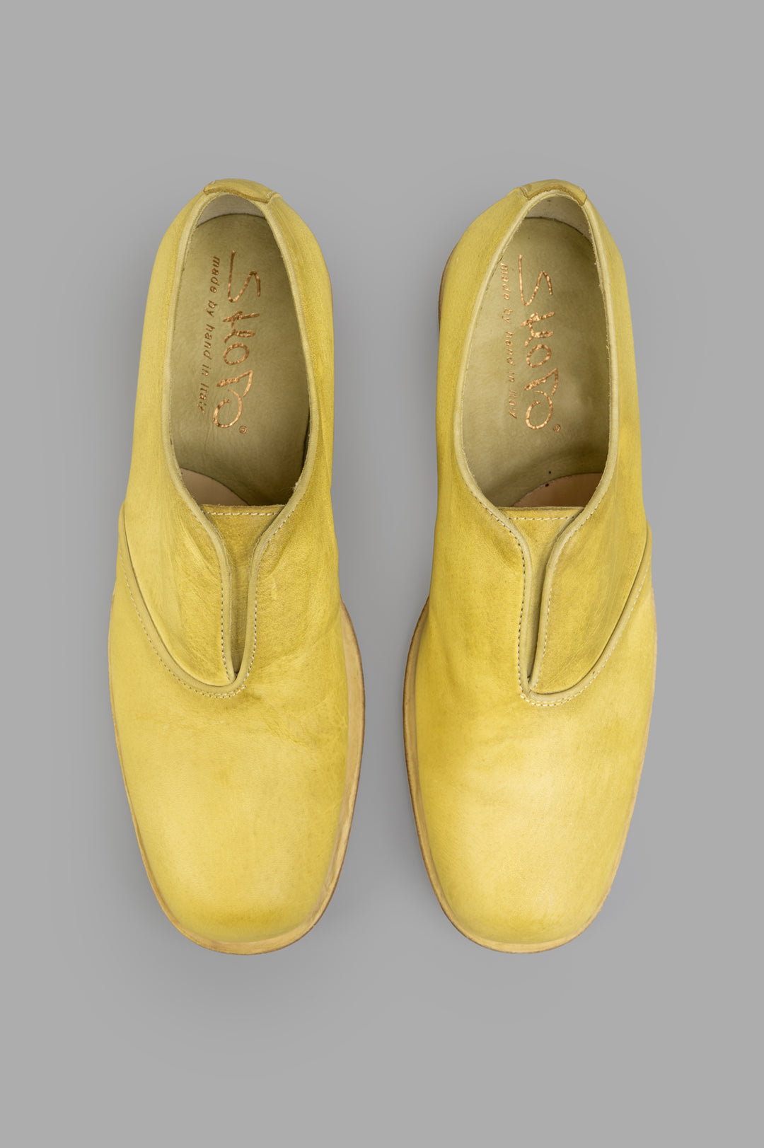 Lime Leather Shoes