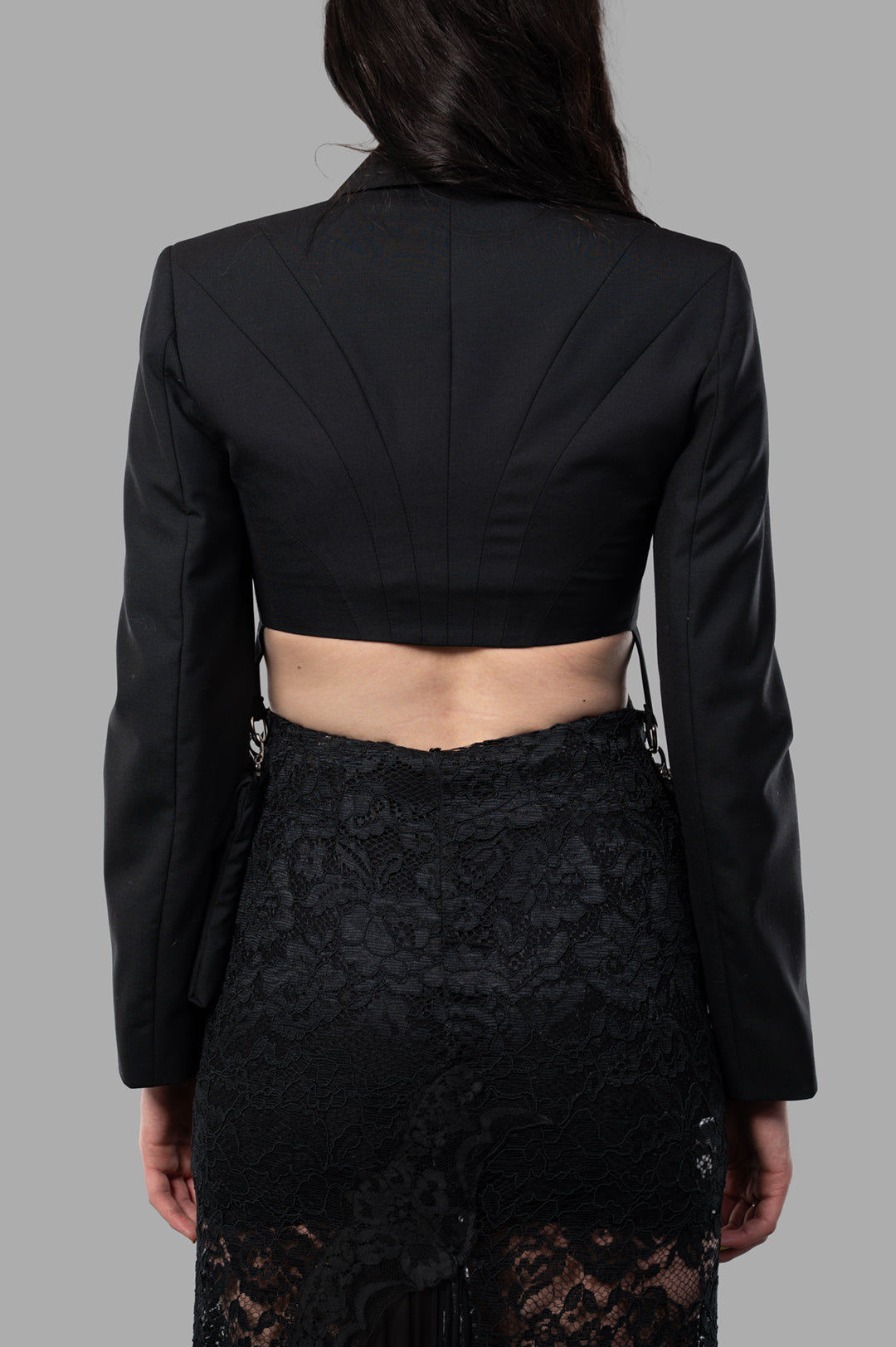 Cropped Cargo Blazer