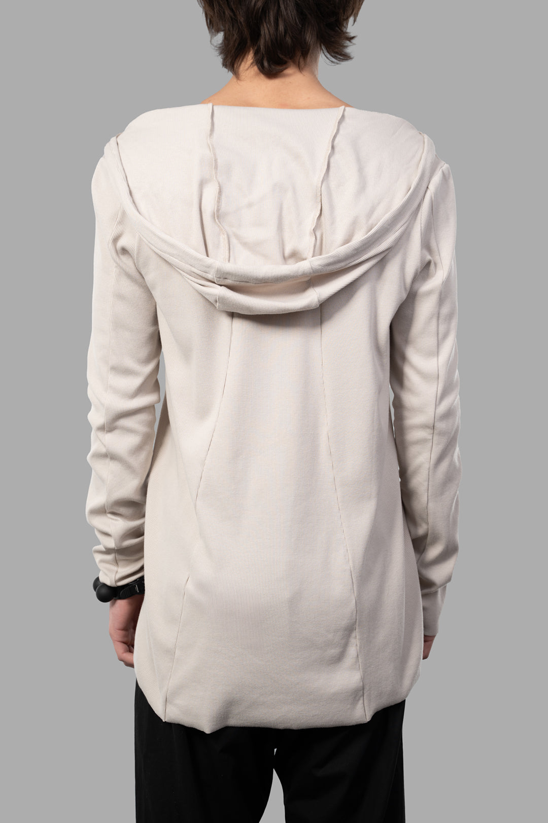 Light Rib Hooded Top